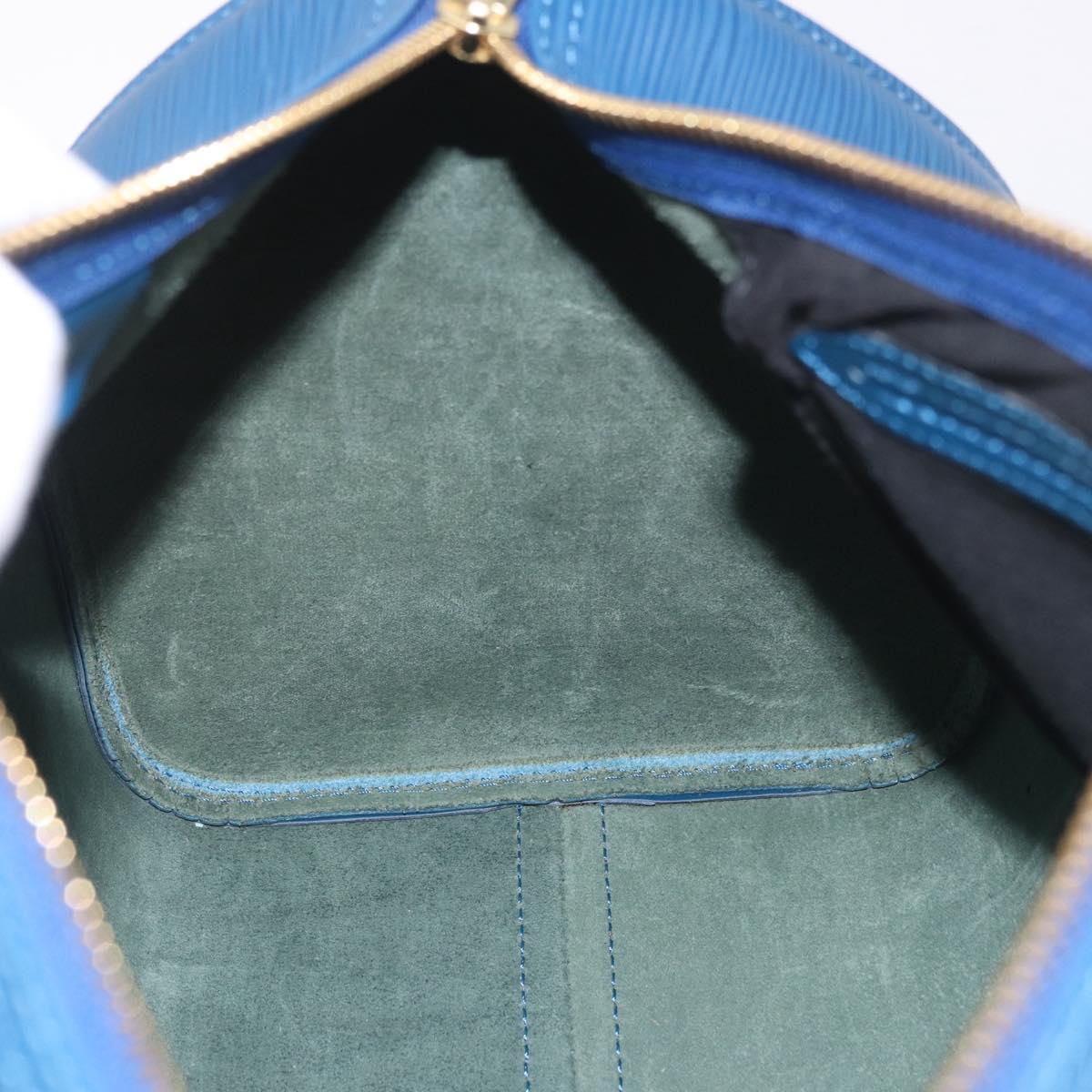 LOUIS VUITTON Epi Speedy 30 Hand Bag Toledo Blue M43005 LV Auth ki6670V