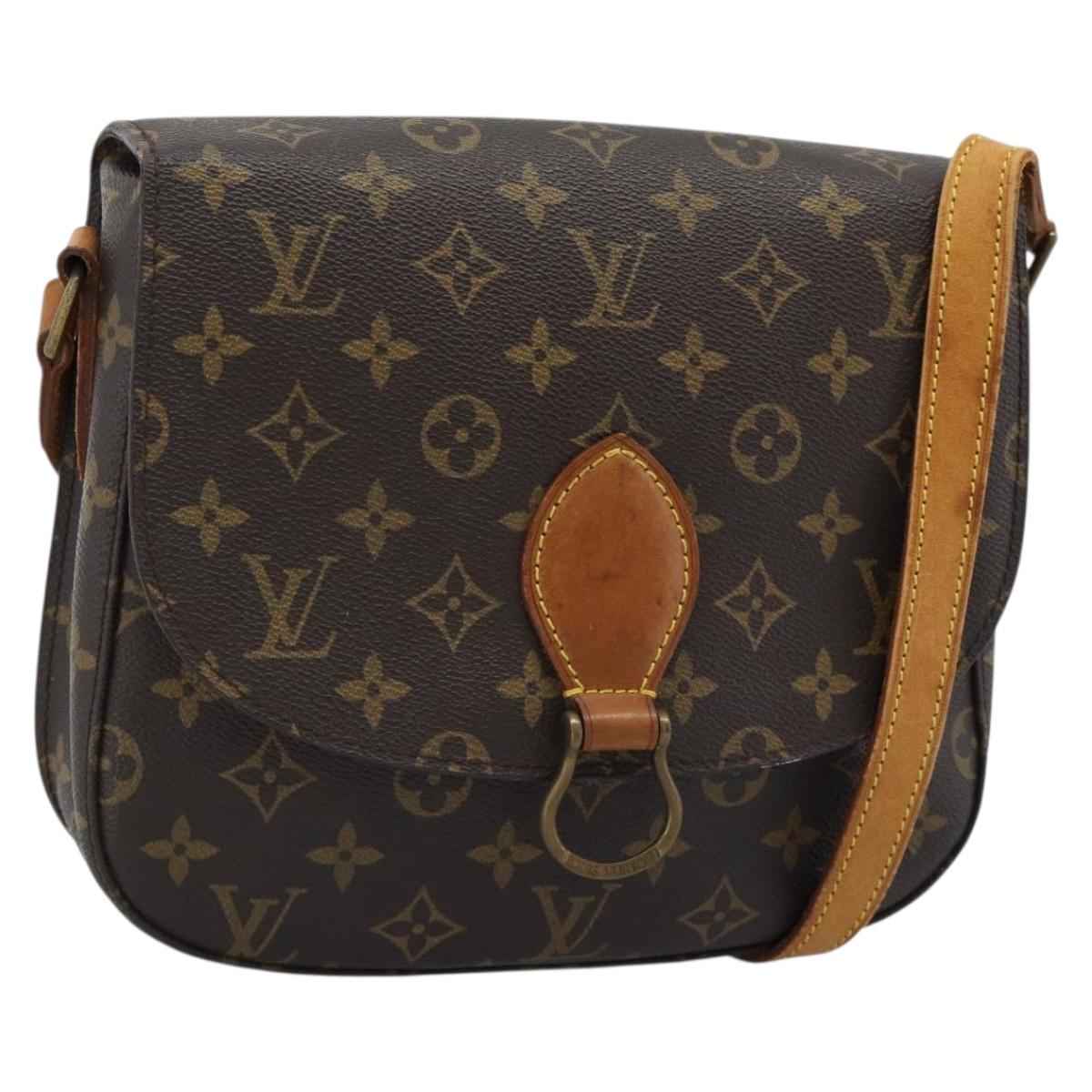 LOUIS VUITTON Monogram Saint Cloud GM Shoulder Bag M51242 LV Auth ki6675