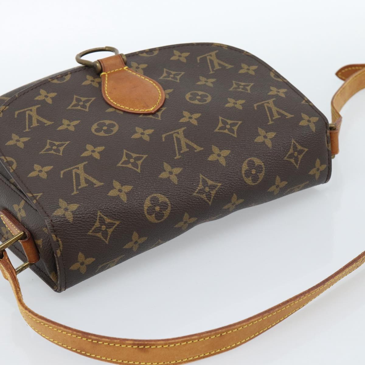 LOUIS VUITTON Monogram Saint Cloud GM Shoulder Bag M51242 LV Auth ki6675