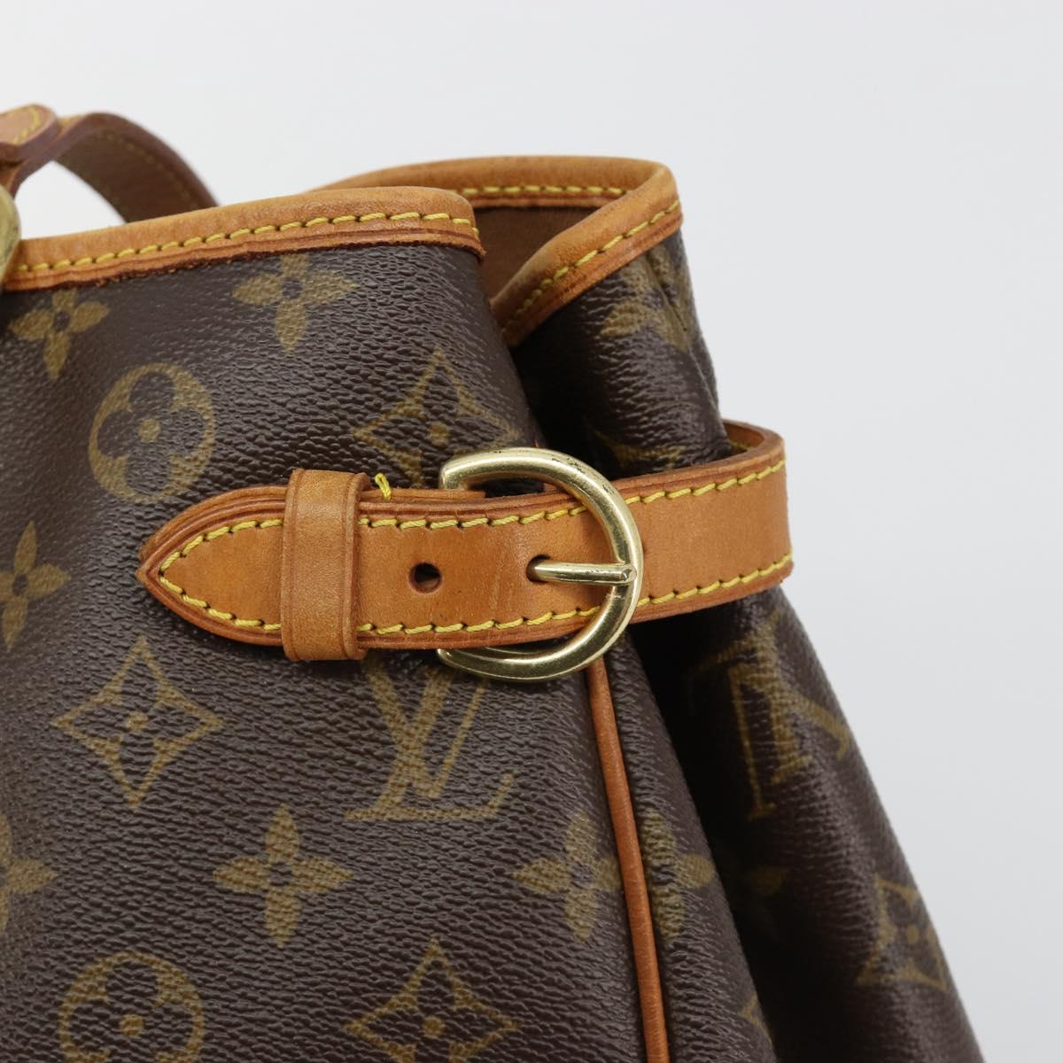 LOUIS VUITTON Monogram Batignolles Horizontal Tote Bag M51154 LV Auth ki6676