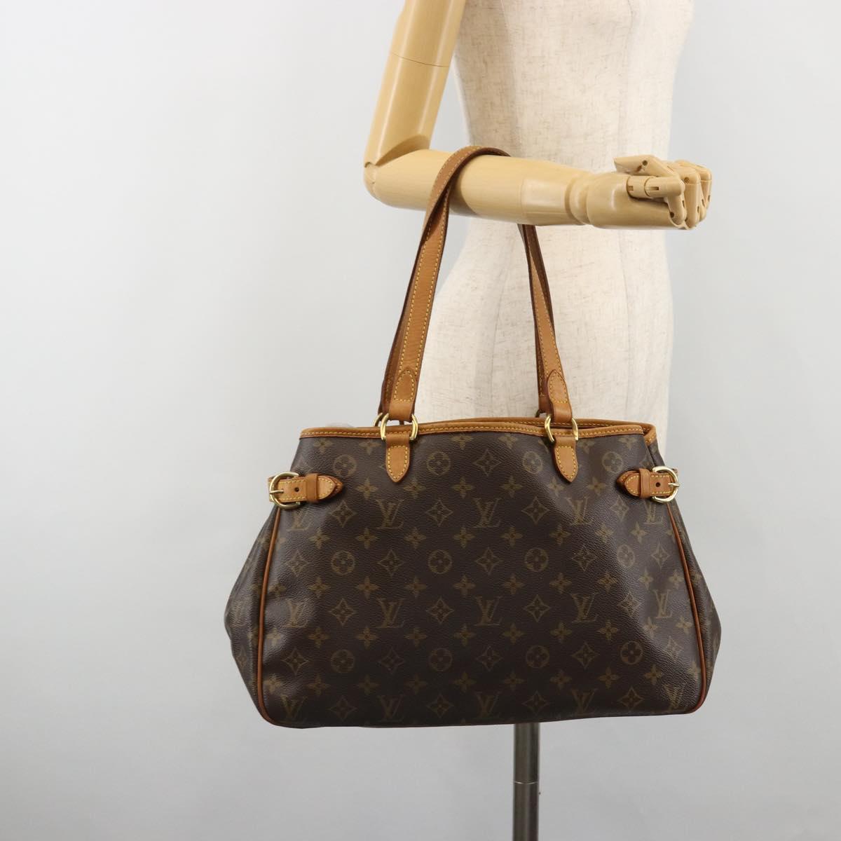 LOUIS VUITTON Monogram Batignolles Horizontal Tote Bag M51154 LV Auth ki6676