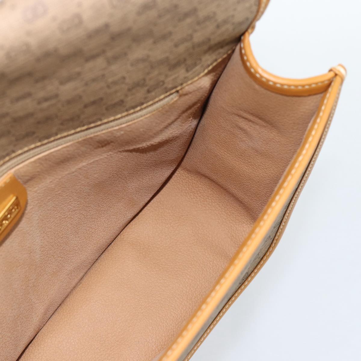 GUCCI Micro GG Supreme Shoulder Bag PVC Beige Gold 001 104 0915 Auth ki6679A