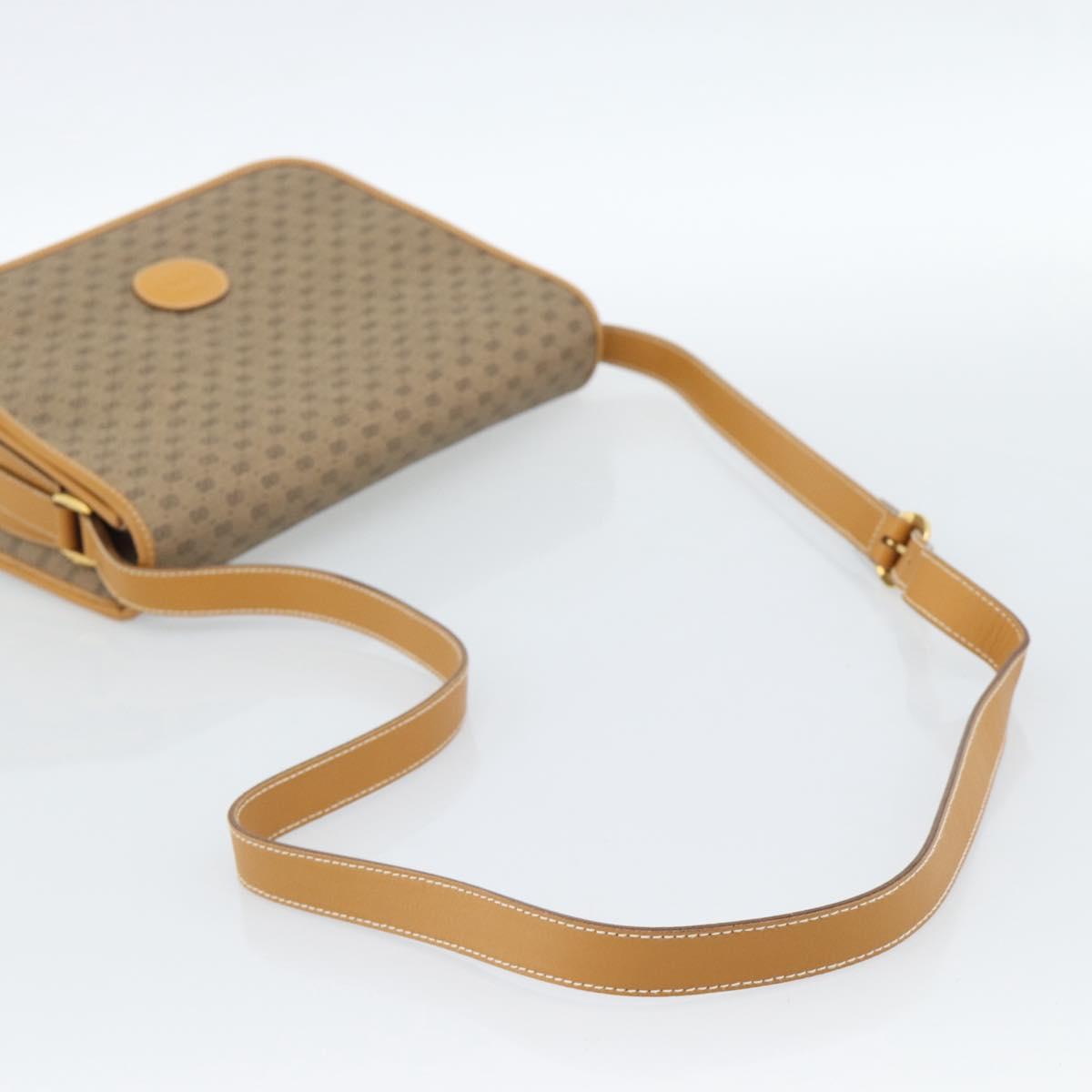 GUCCI Micro GG Supreme Shoulder Bag PVC Beige Gold 001 104 0915 Auth ki6679A