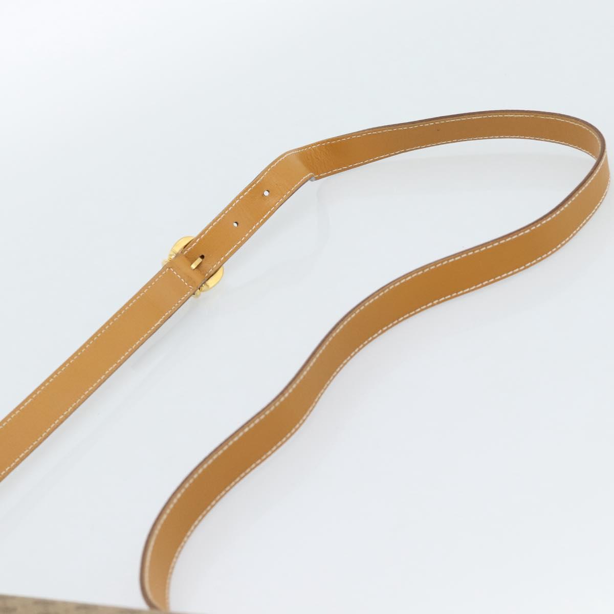 GUCCI Micro GG Supreme Shoulder Bag PVC Beige Gold 001 104 0915 Auth ki6679A