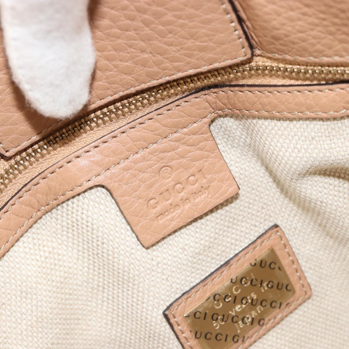 GUCCI Flora Tote Bag Canvas Beige Gold 358470 Auth ki6680V