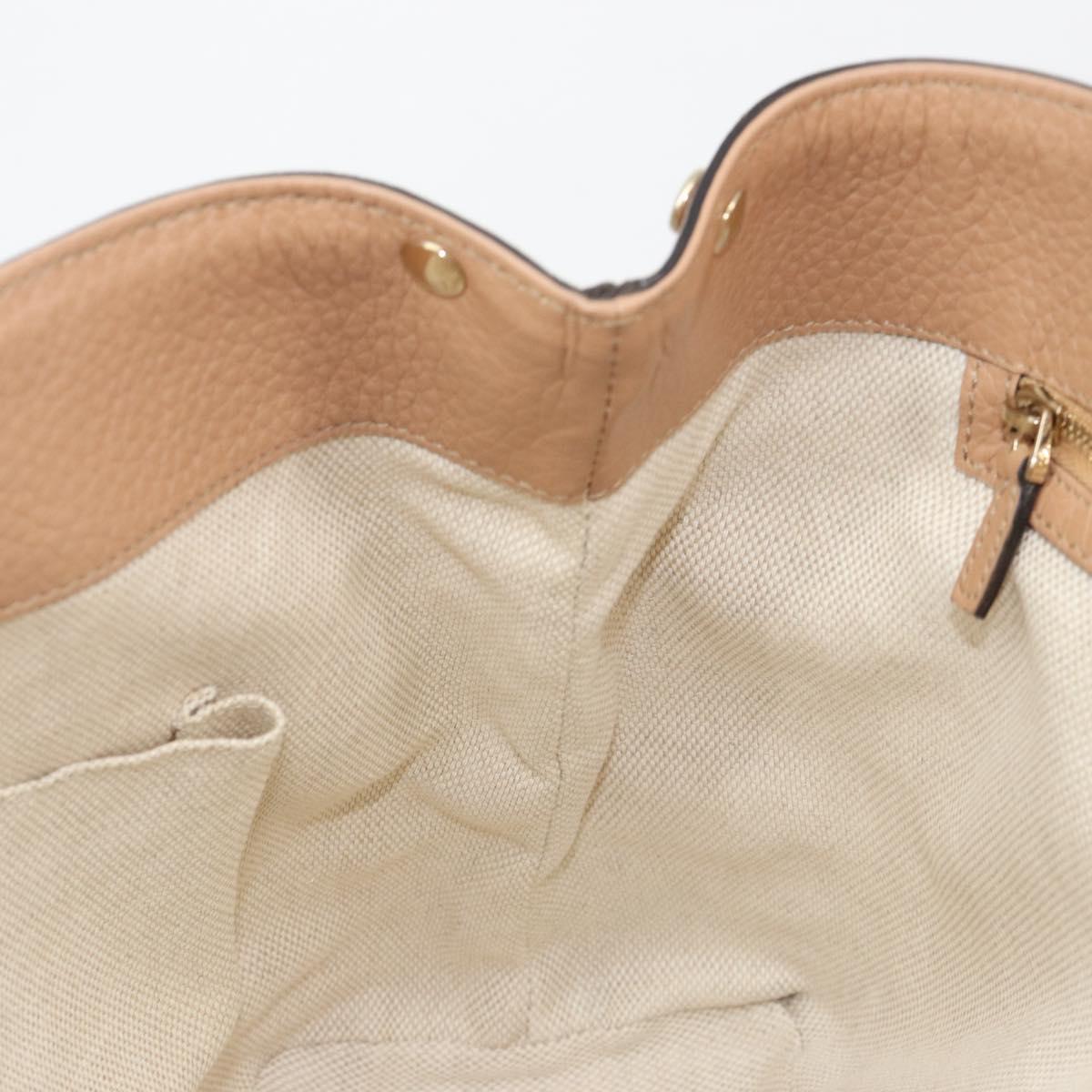 GUCCI Flora Tote Bag Canvas Beige Gold 358470 Auth ki6680V