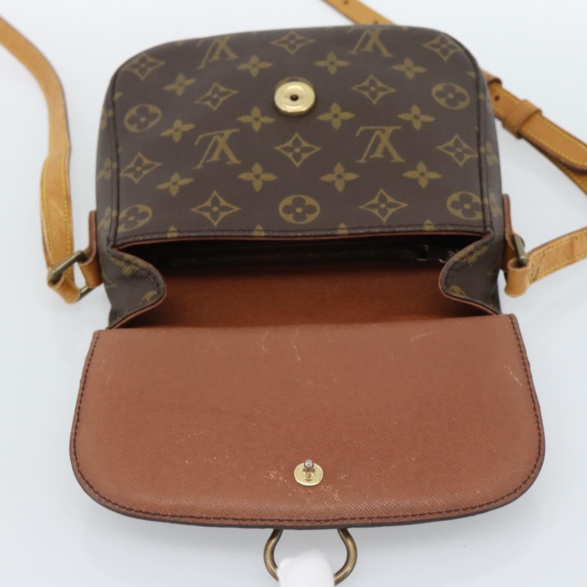 LOUIS VUITTON Monogram Saint Cloud MM Shoulder Bag M51243 LV Auth ki6686