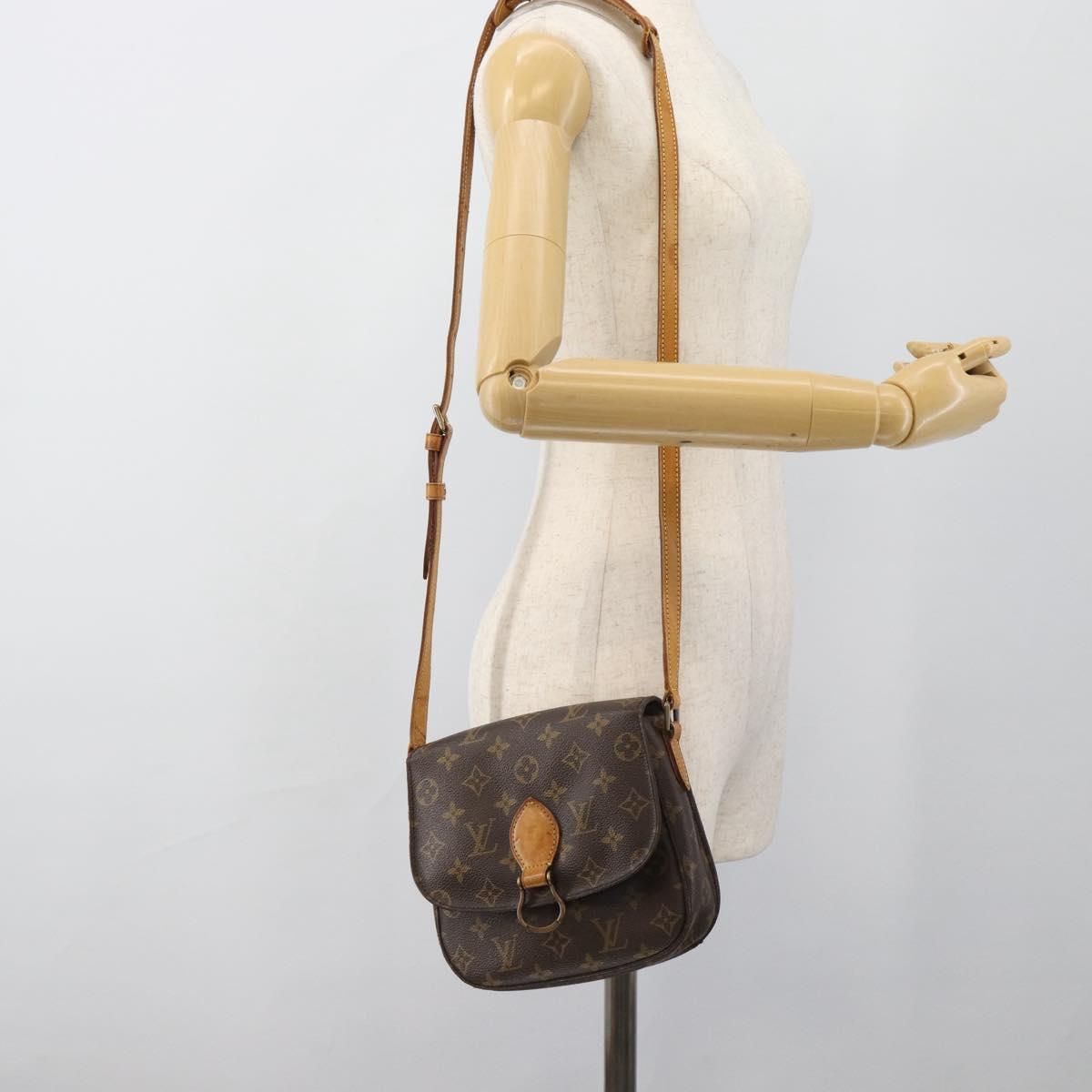 LOUIS VUITTON Monogram Saint Cloud MM Shoulder Bag M51243 LV Auth ki6686