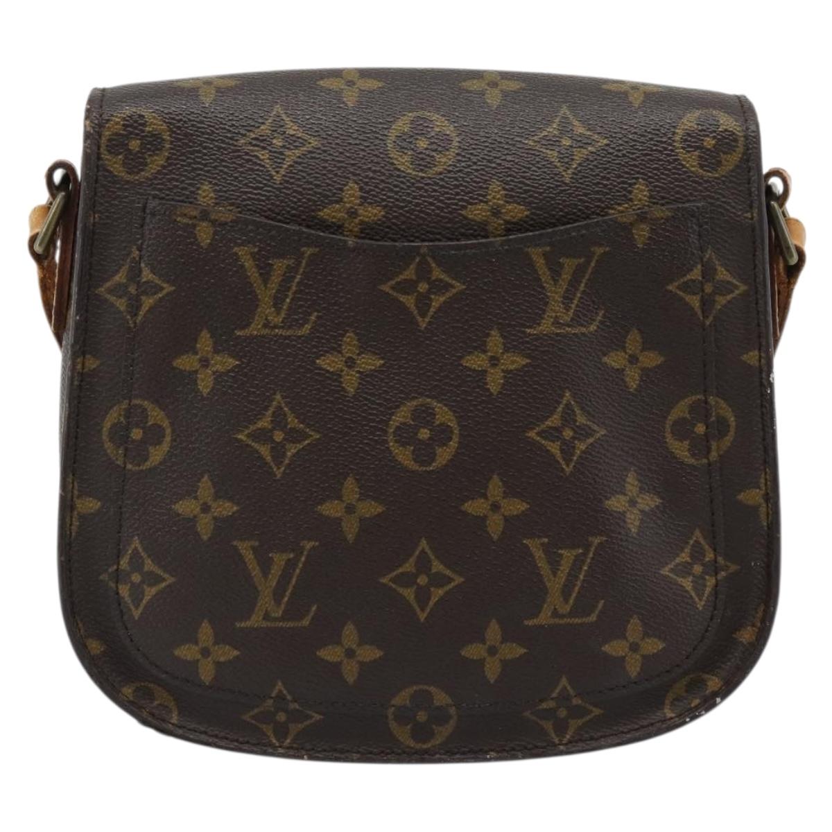 LOUIS VUITTON Monogram Saint Cloud MM Shoulder Bag M51243 LV Auth ki6686