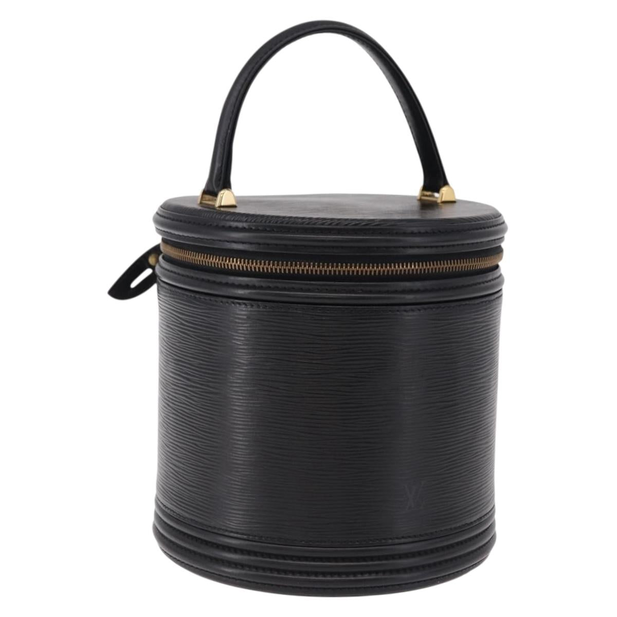 LOUIS VUITTON Epi Cannes Hand Bag Black M48032 LV Auth ki6693