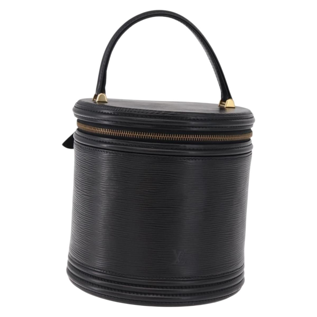 LOUIS VUITTON Epi Cannes Hand Bag Black M48032 LV Auth ki6693
