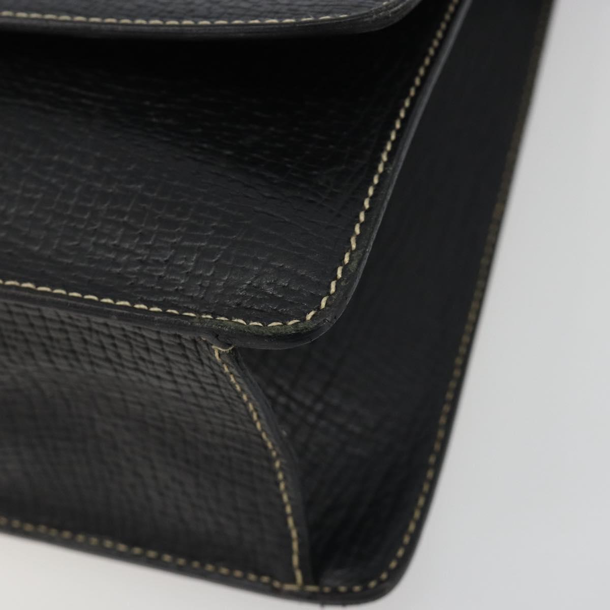 LOEWE Velazquez Hand Bag Leather 2way Black Auth ki6705A