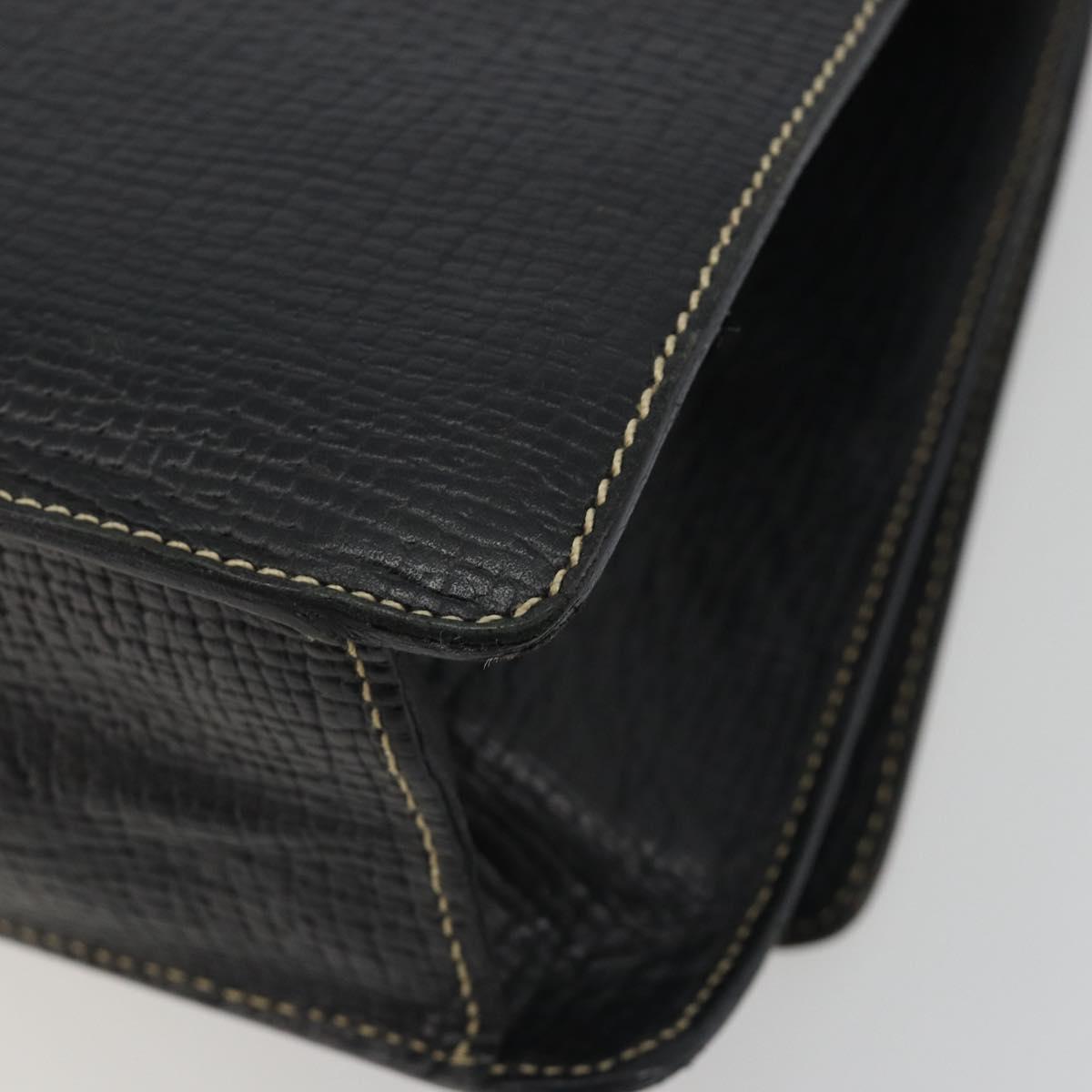 LOEWE Velazquez Hand Bag Leather 2way Black Auth ki6705A