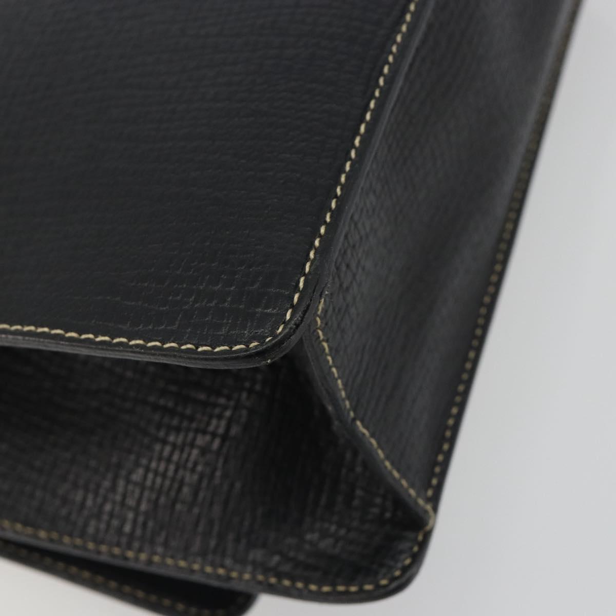 LOEWE Velazquez Hand Bag Leather 2way Black Auth ki6705A