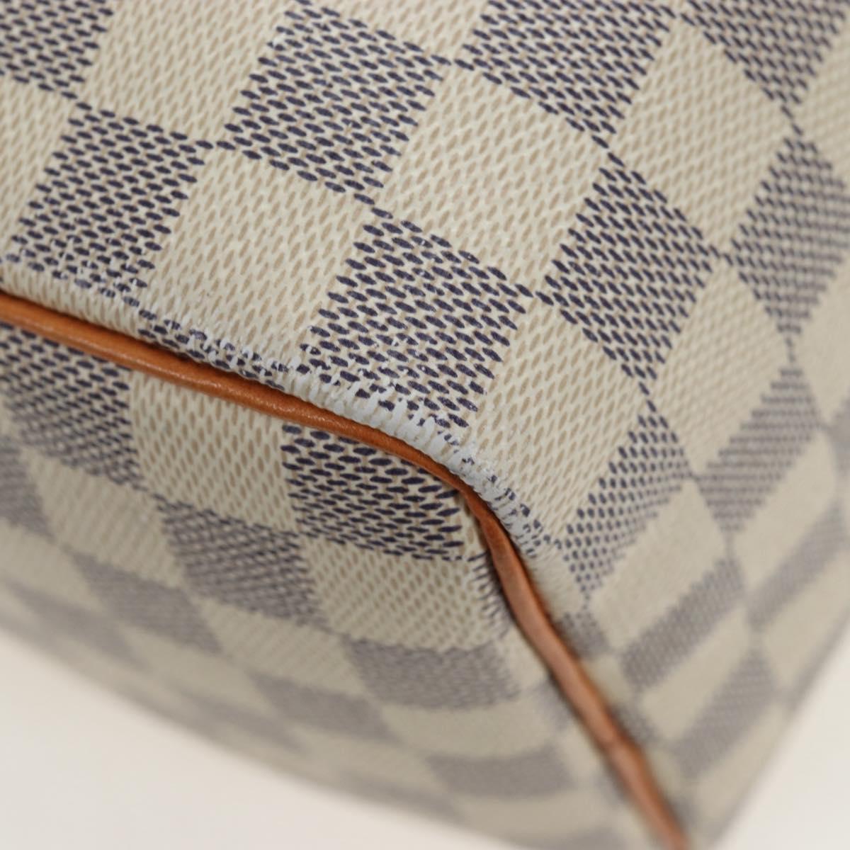 LOUIS VUITTON Damier Azur Speedy 25 Hand Bag N41534 LV Auth ki6709V