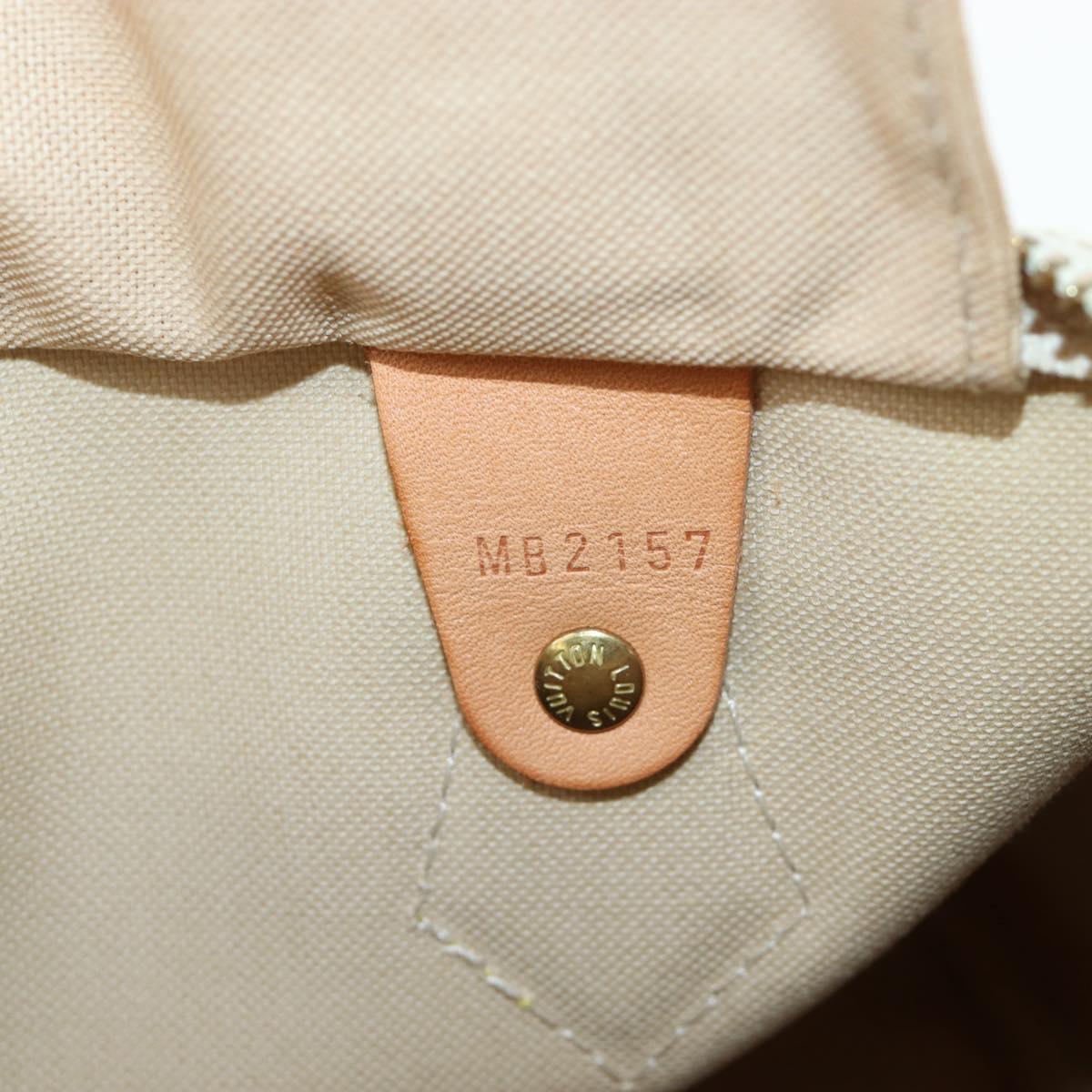LOUIS VUITTON Damier Azur Speedy 25 Hand Bag N41534 LV Auth ki6709V
