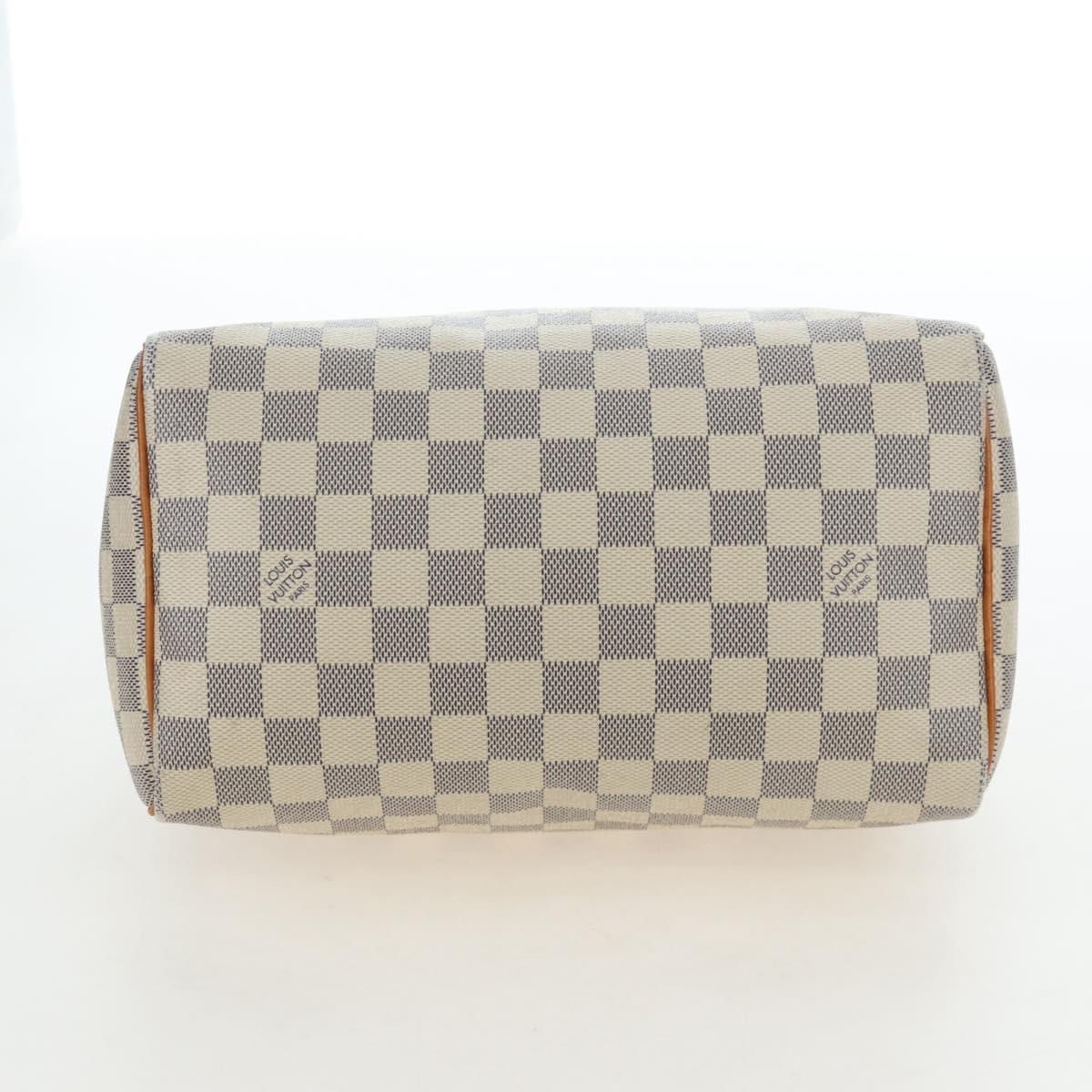 LOUIS VUITTON Damier Azur Speedy 25 Hand Bag N41534 LV Auth ki6709V