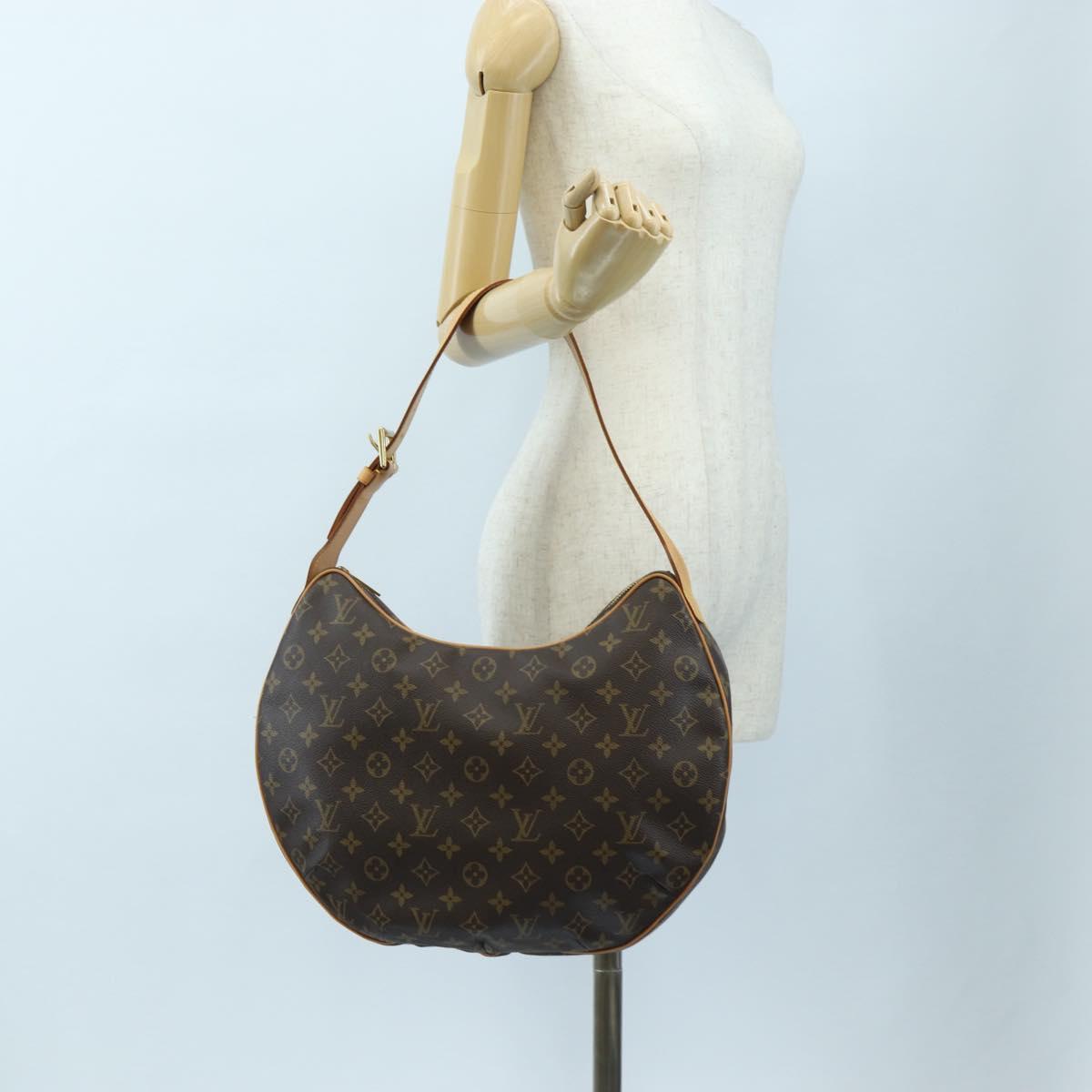 LOUIS VUITTON Monogram Croissant GM Shoulder Bag M51511 LV Auth ki6711M
