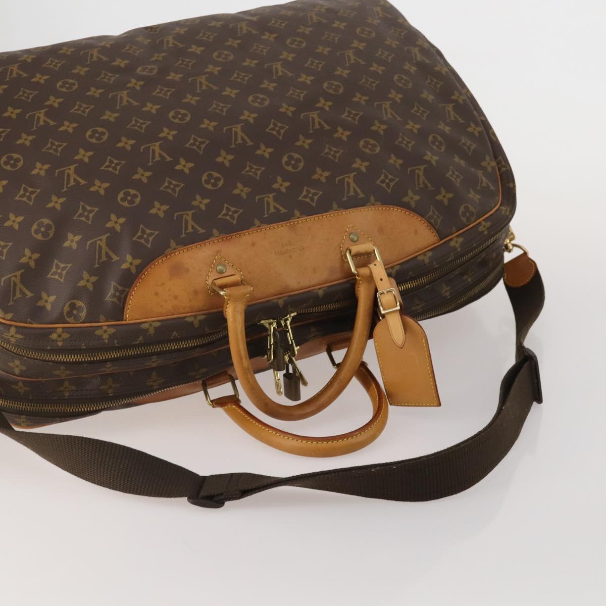 LOUIS VUITTON Monogram Alize 2 Posh Boston Bag 2way M41392 LV Auth ki6715