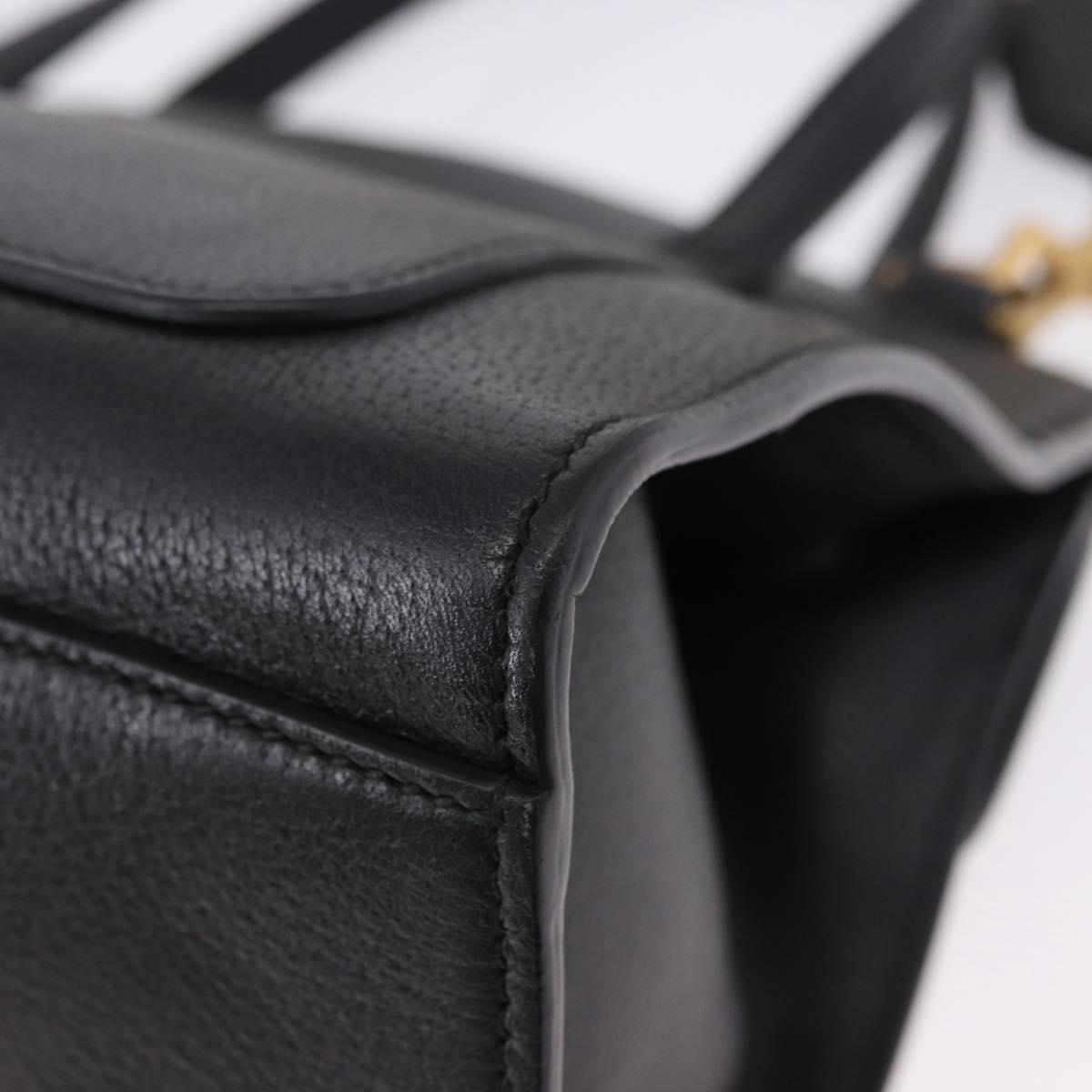 GUCCI Bijou Butterfly Hand Bag Leather 2way 505342 Auth ki6730V