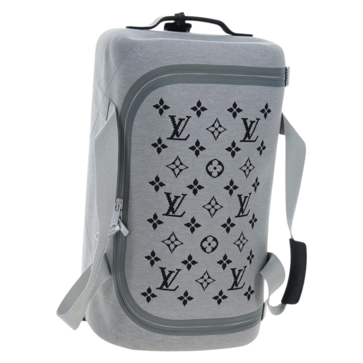 LOUIS VUITTON Monogram Jacquard Knit Horizon Soft 2R55 Gray M20129 Auth ki6739M