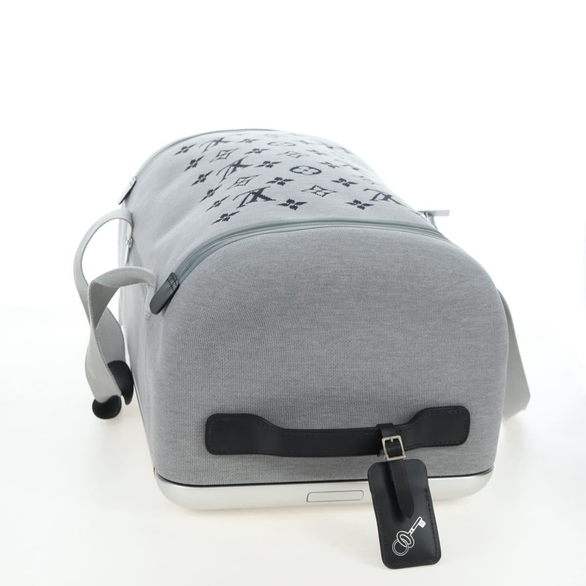 LOUIS VUITTON Monogram Jacquard Knit Horizon Soft 2R55 Gray M20129 Auth ki6739M