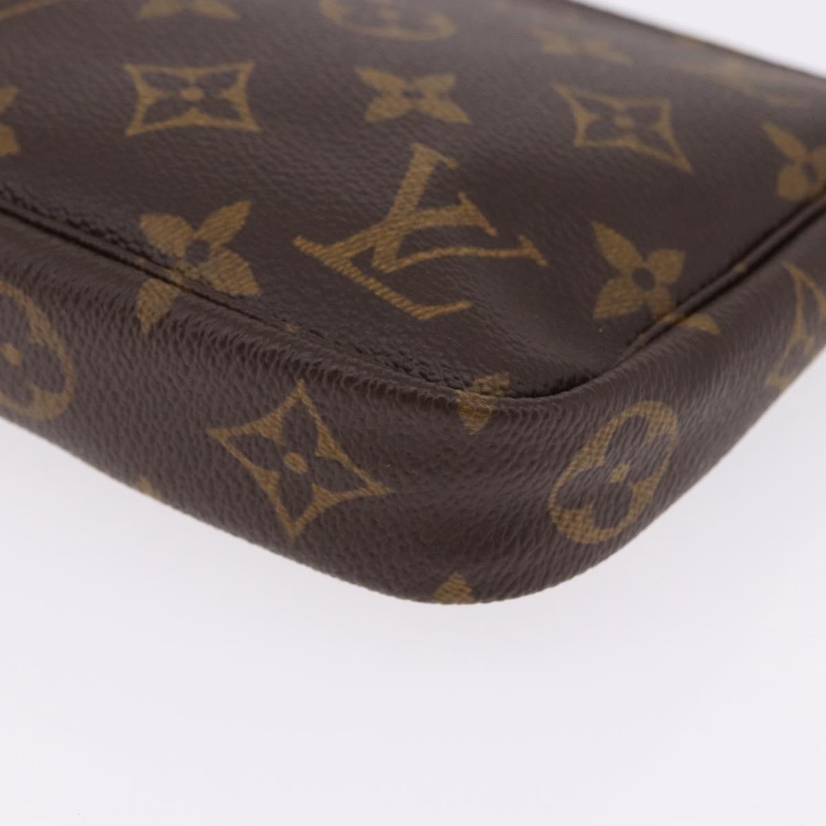 LOUIS VUITTON Monogram Pochette Accessoires Pouch M51980 LV Auth ki6744M