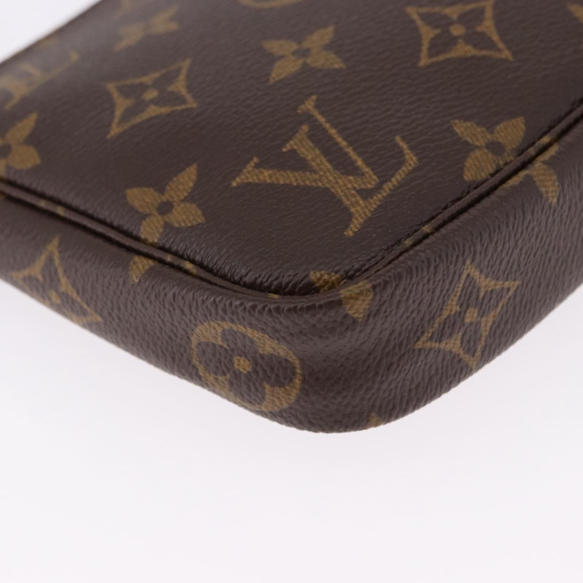 LOUIS VUITTON Monogram Pochette Accessoires Pouch M51980 LV Auth ki6744M