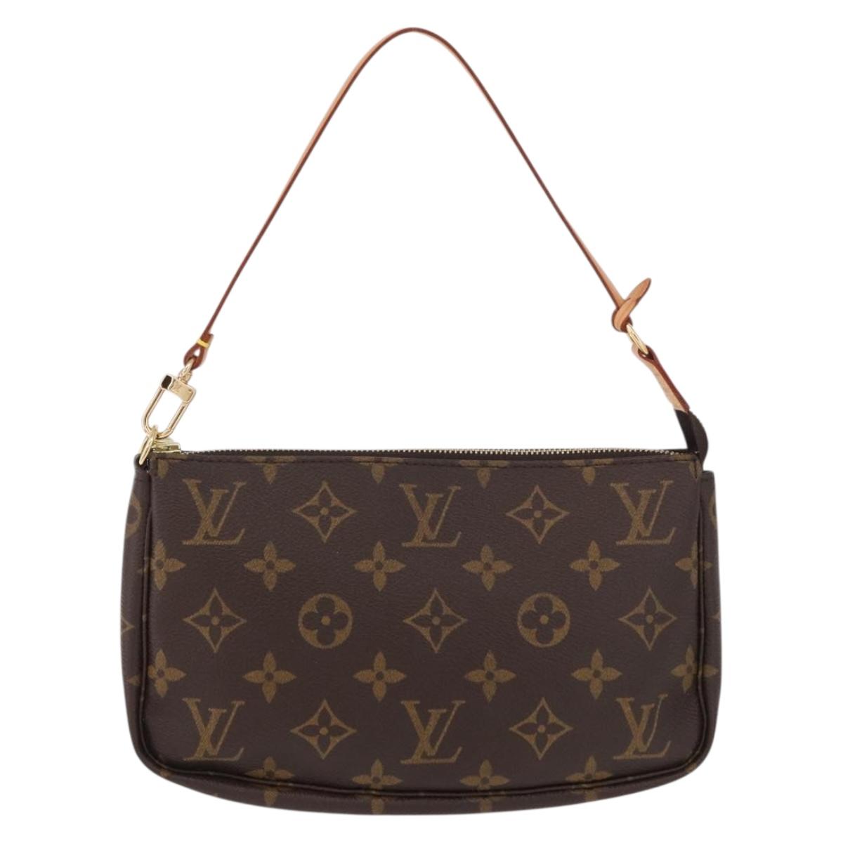 LOUIS VUITTON Monogram Pochette Accessoires Pouch M51980 LV Auth ki6744M
