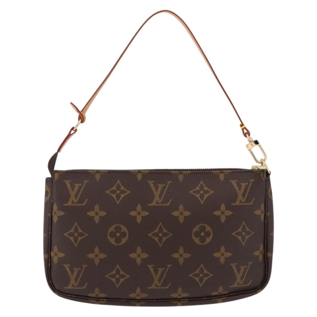 LOUIS VUITTON Monogram Pochette Accessoires Pouch M51980 LV Auth ki6744M
