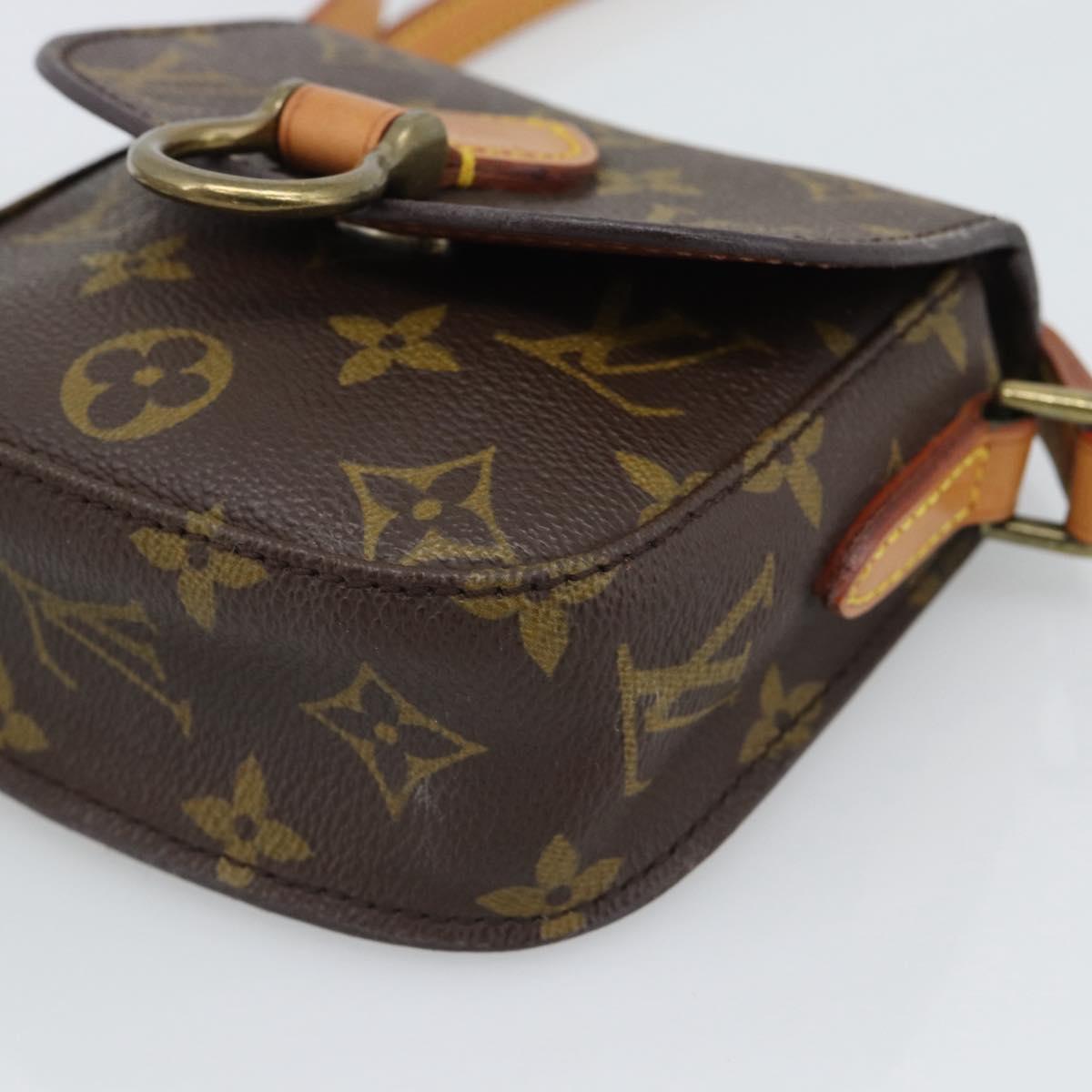 LOUIS VUITTON Monogram Bebe Saint Cloud Shoulder Bag M51245 LV Auth ki6746V