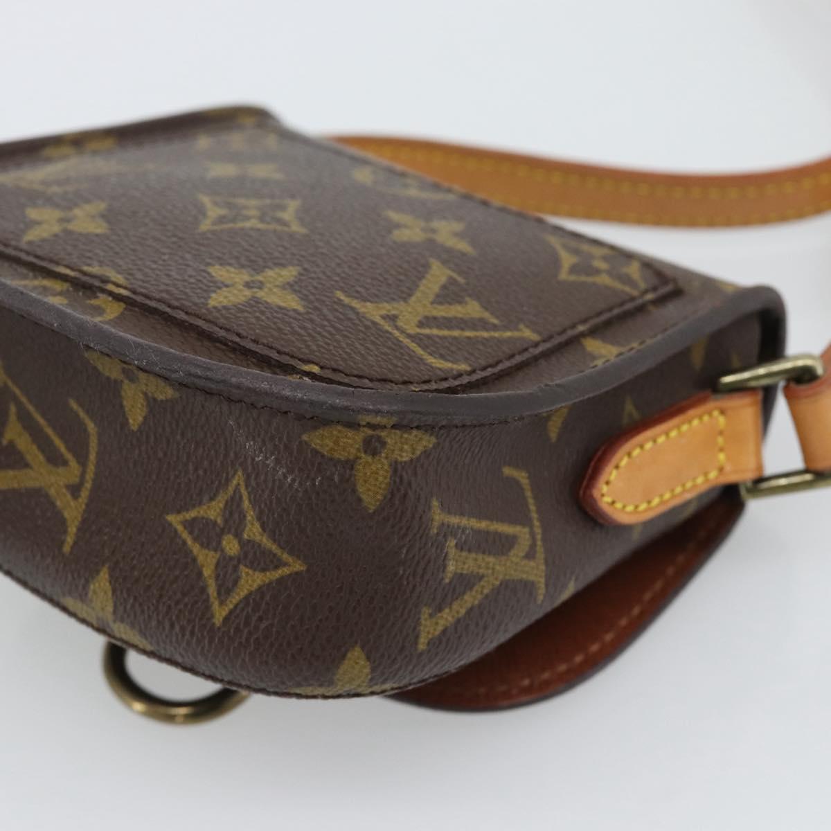 LOUIS VUITTON Monogram Bebe Saint Cloud Shoulder Bag M51245 LV Auth ki6746V