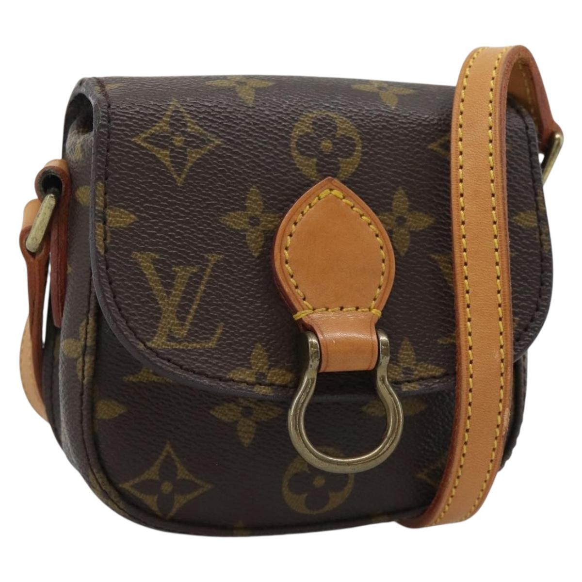 LOUIS VUITTON Monogram Bebe Saint Cloud Shoulder Bag M51245 LV Auth ki6746V