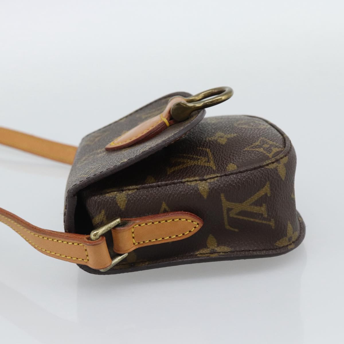 LOUIS VUITTON Monogram Bebe Saint Cloud Shoulder Bag M51245 LV Auth ki6746V