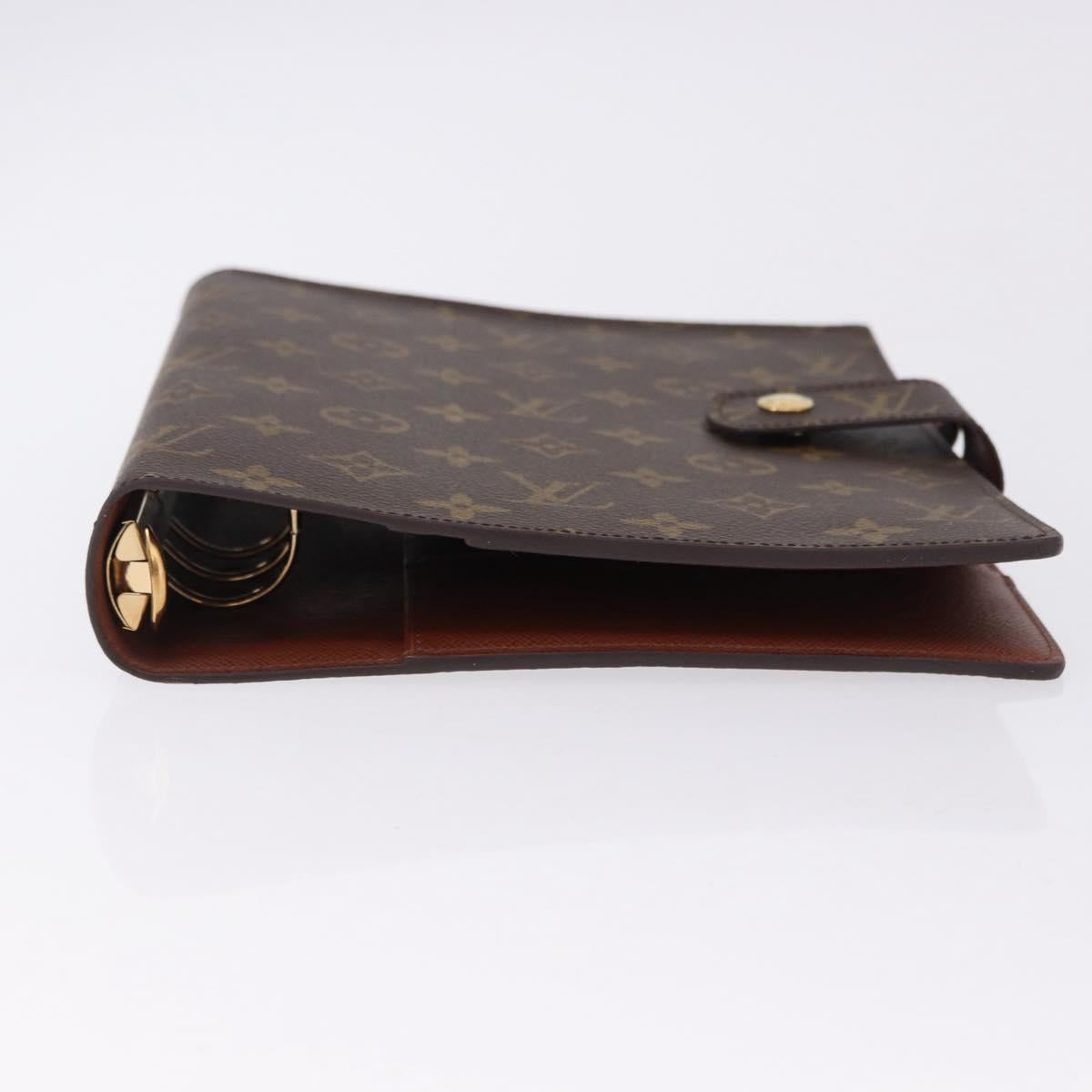 LOUIS VUITTON Monogram Agenda GM Day Planner Cover R20006 LV Auth ki6751V