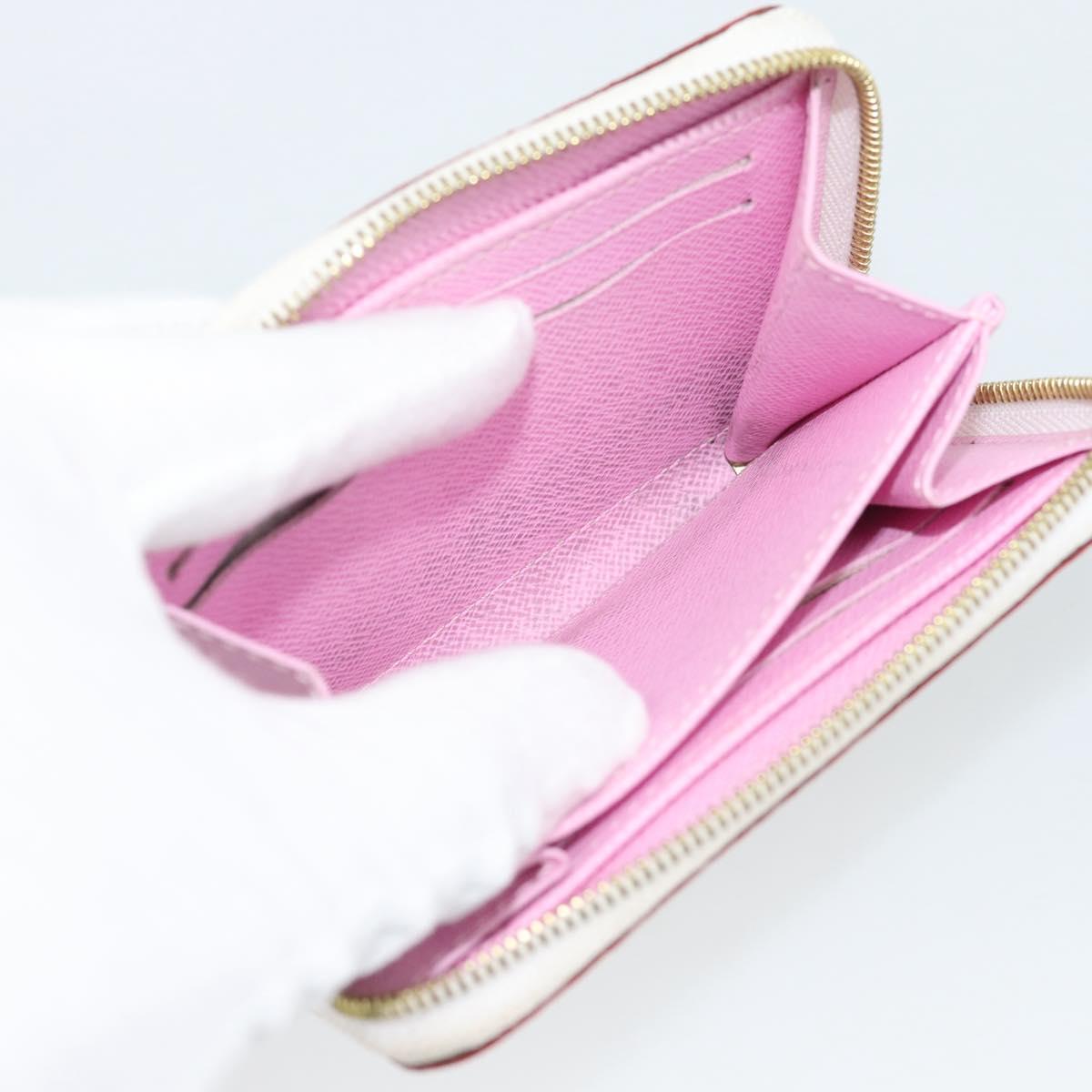 LOUIS VUITTON Monogram Multicolor Zippy Coin Purse White M93741 LV Auth ki6756V