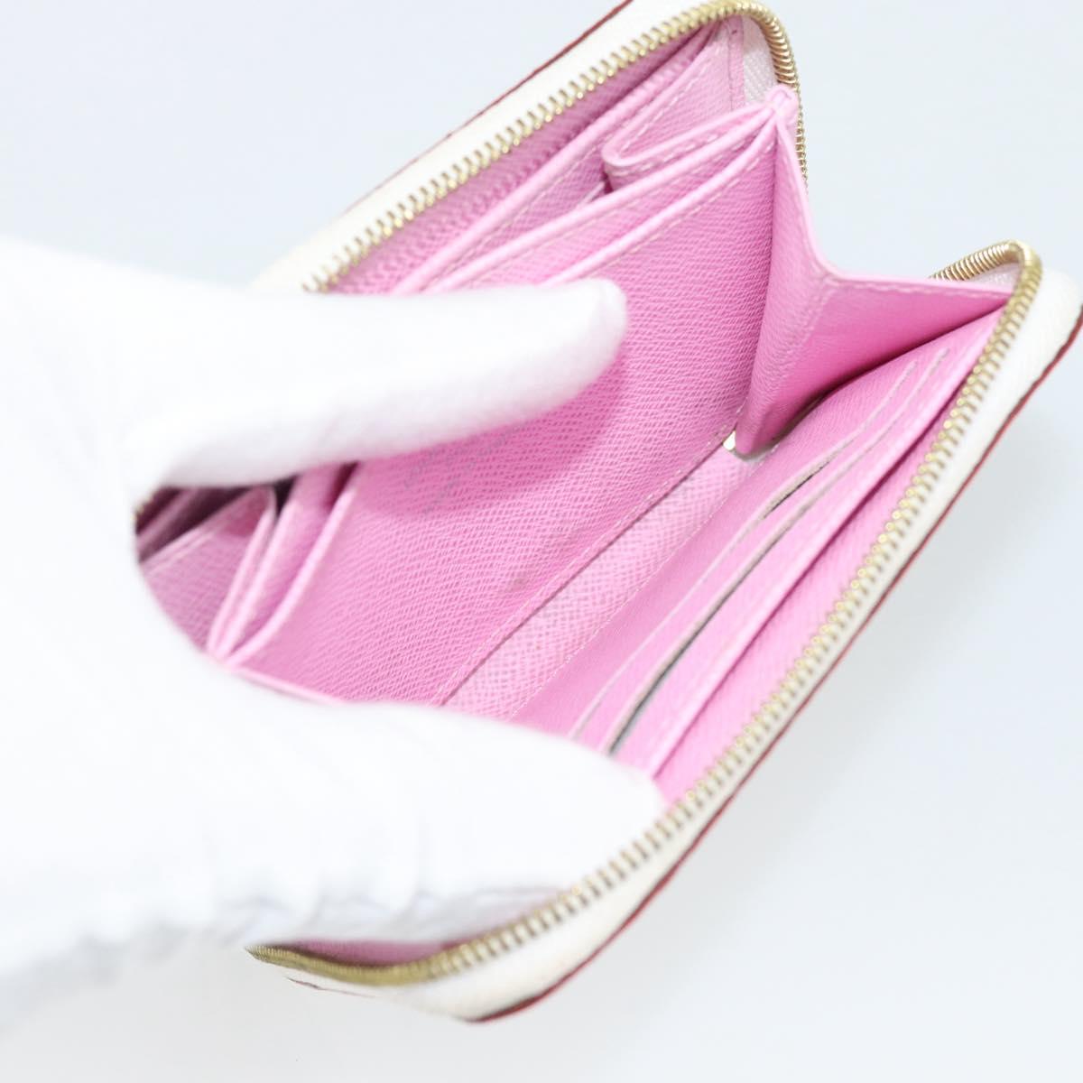 LOUIS VUITTON Monogram Multicolor Zippy Coin Purse White M93741 LV Auth ki6756V