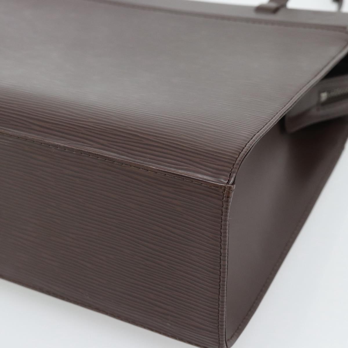 LOUIS VUITTON Epi Croisette PM Tote Bag Mocha M5249D LV Auth ki6760V
