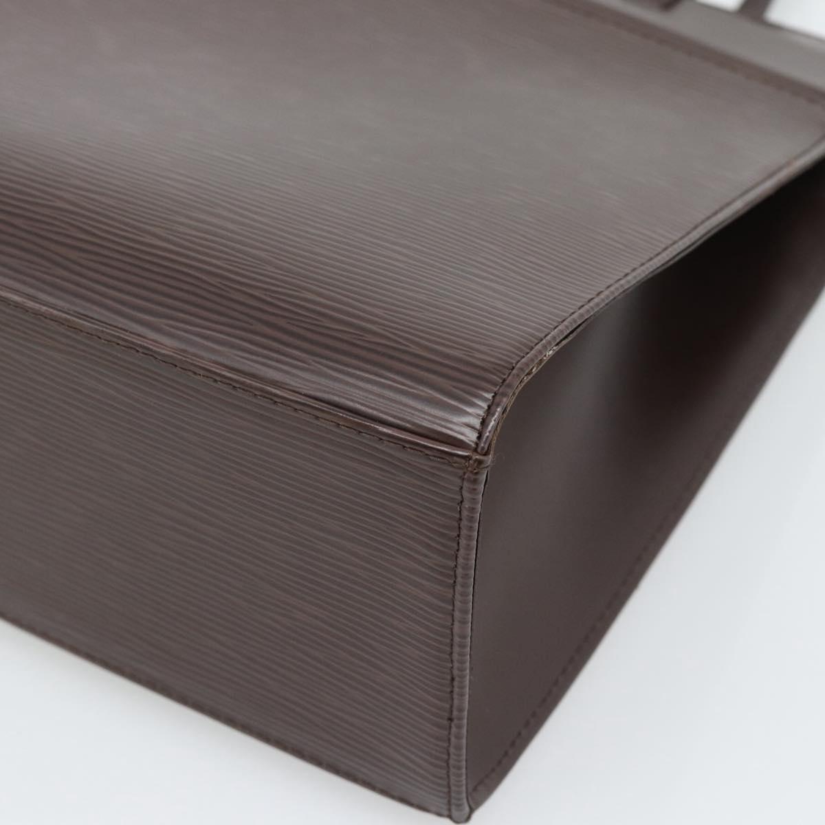 LOUIS VUITTON Epi Croisette PM Tote Bag Mocha M5249D LV Auth ki6760V