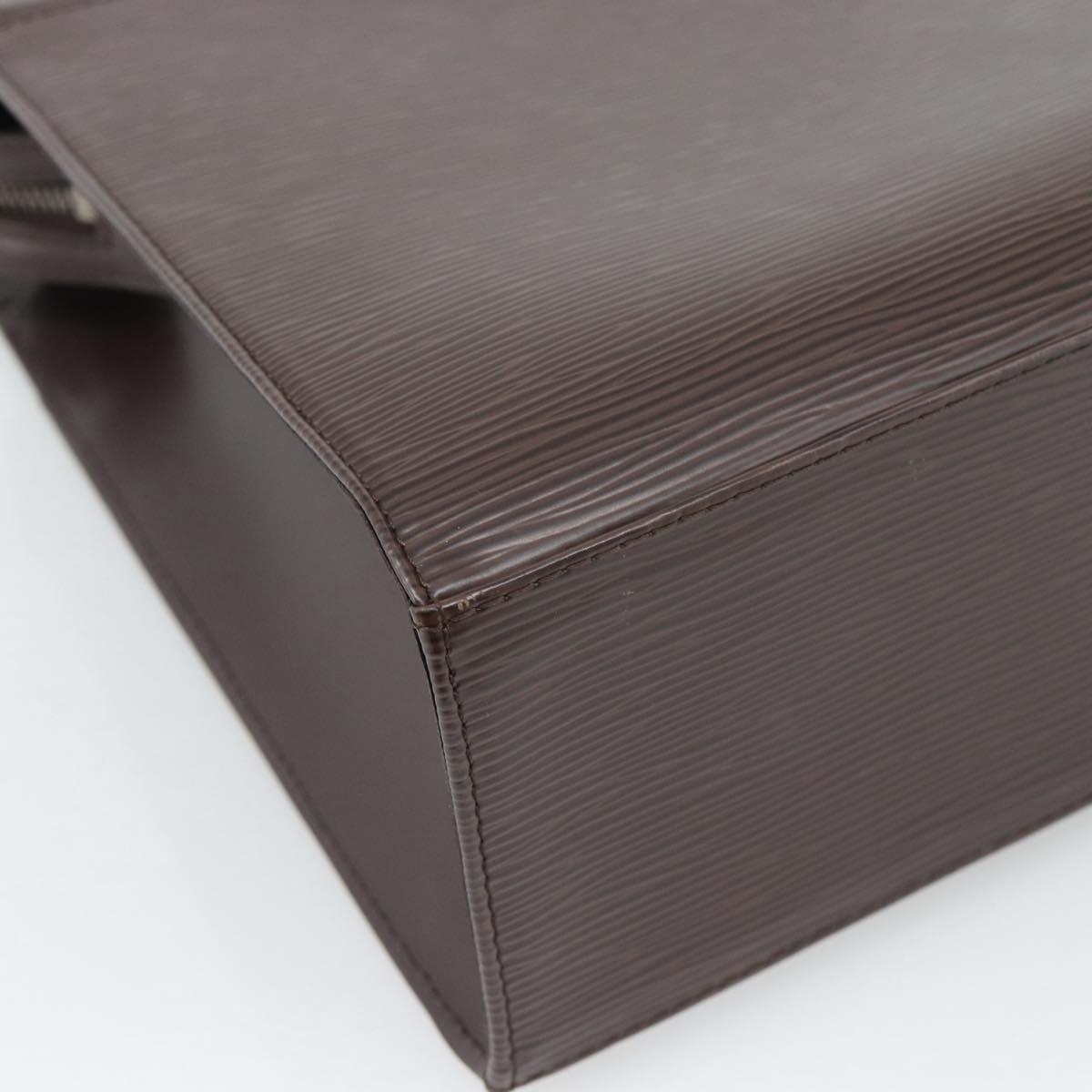 LOUIS VUITTON Epi Croisette PM Tote Bag Mocha M5249D LV Auth ki6760V