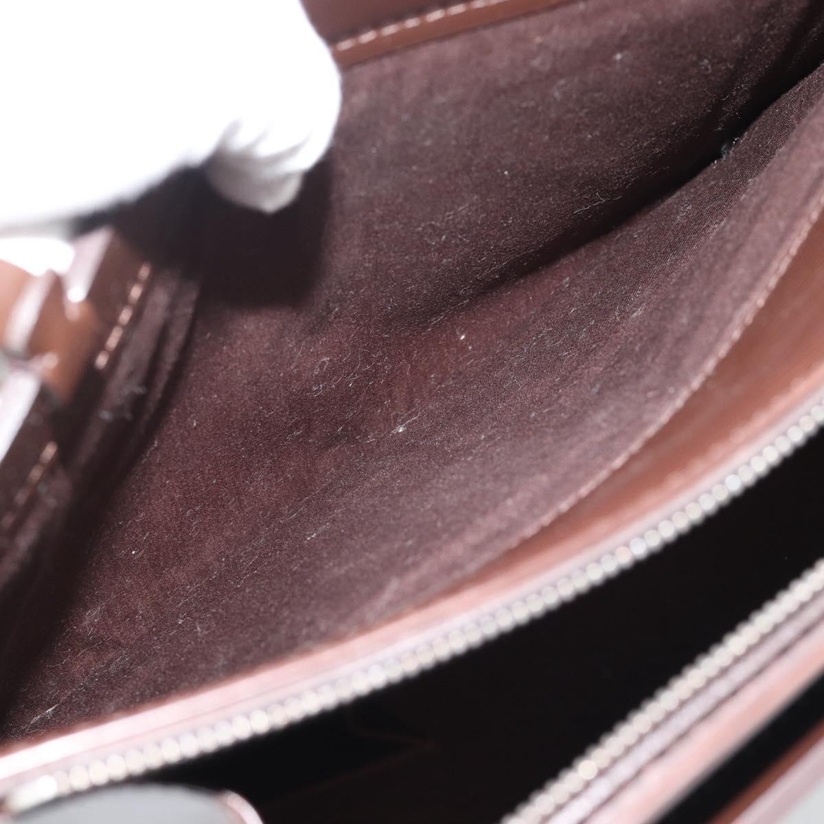 LOUIS VUITTON Epi Croisette PM Tote Bag Mocha M5249D LV Auth ki6760V