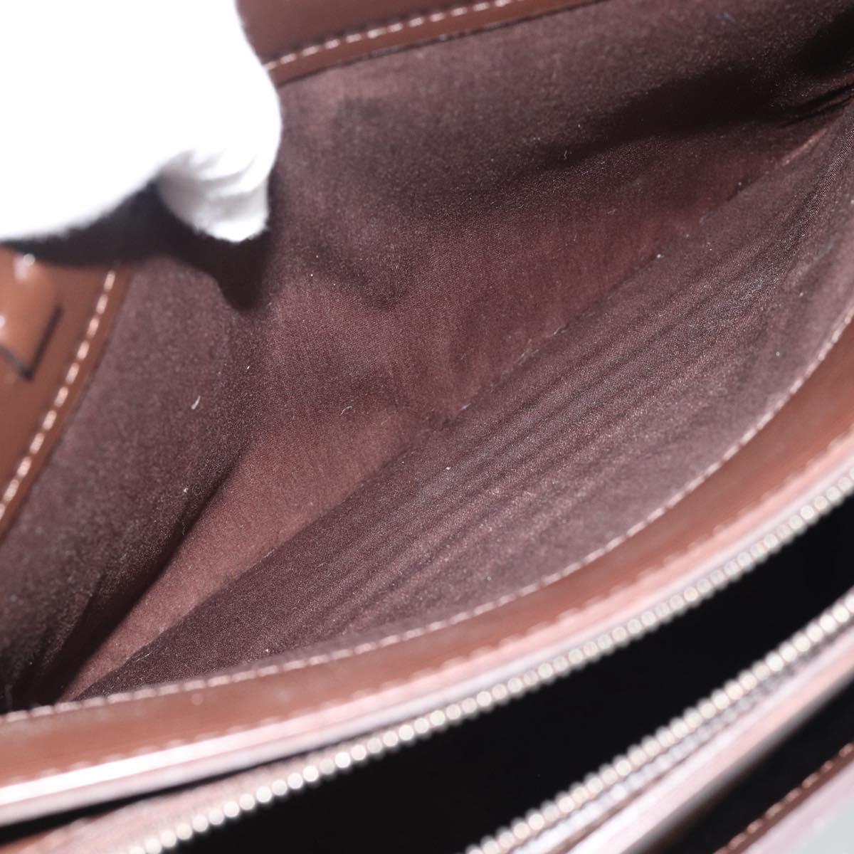 LOUIS VUITTON Epi Croisette PM Tote Bag Mocha M5249D LV Auth ki6760V