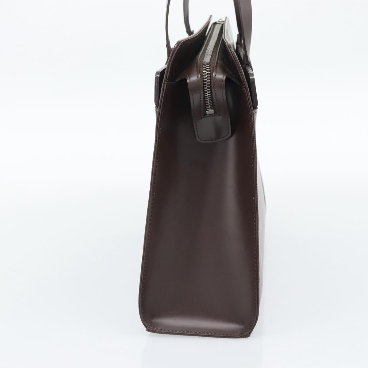 LOUIS VUITTON Epi Croisette PM Tote Bag Mocha M5249D LV Auth ki6760V