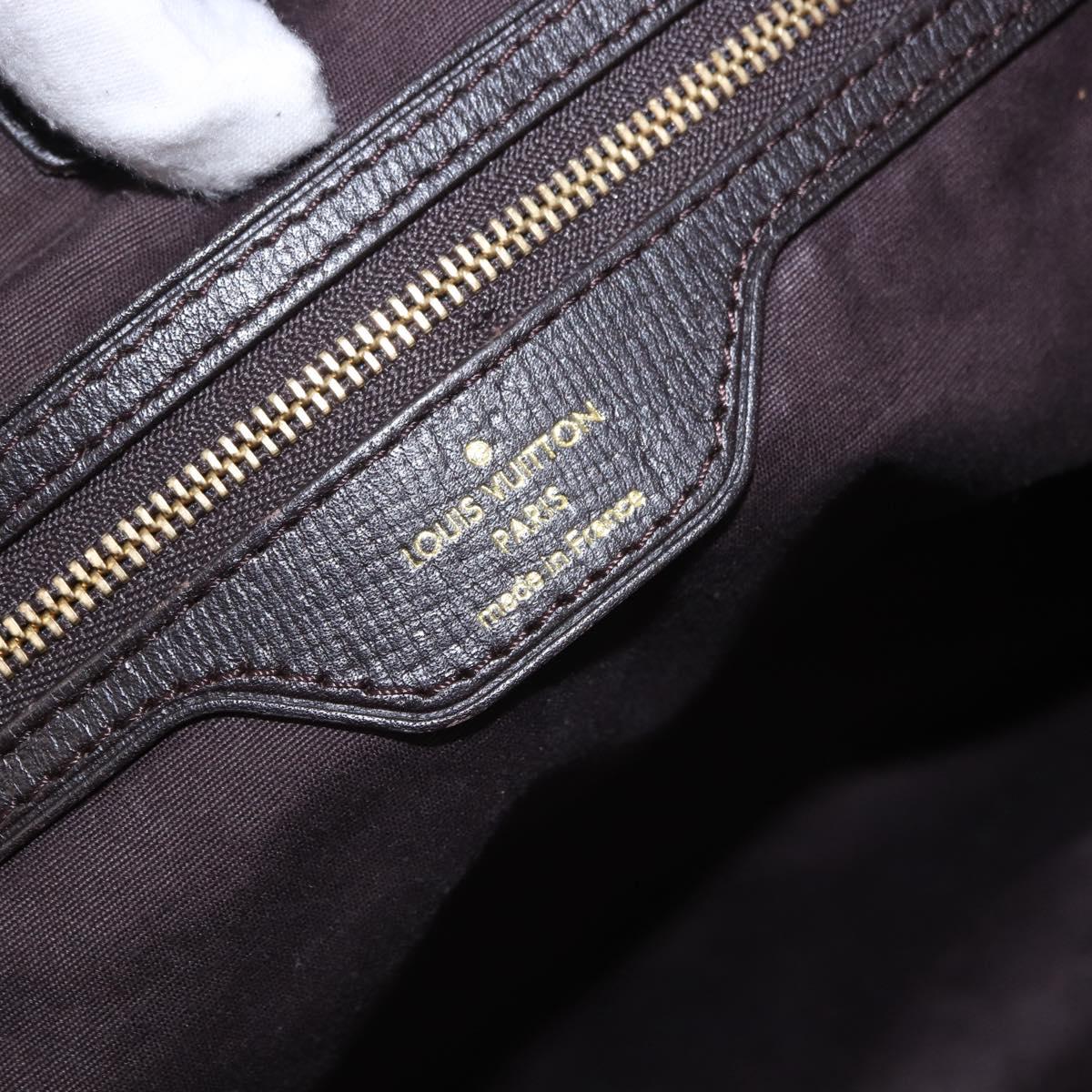 LOUIS VUITTON Monogram Idylle Fantasy Tote Bag Brown Fuzan M40408 Auth ki6761V