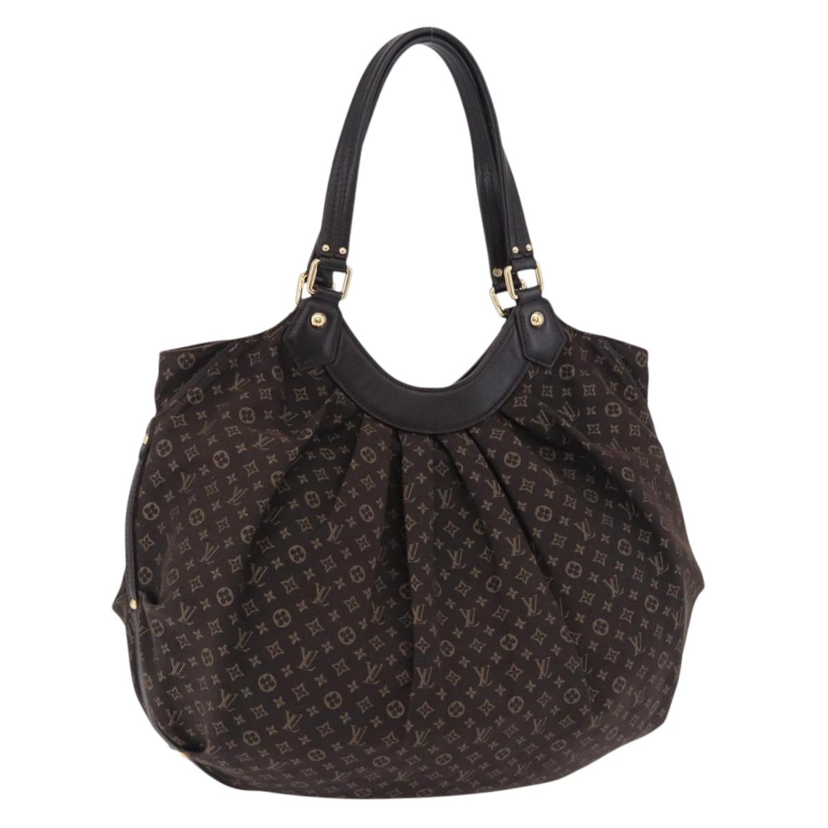 LOUIS VUITTON Monogram Idylle Fantasy Tote Bag Brown Fuzan M40408 Auth ki6761V