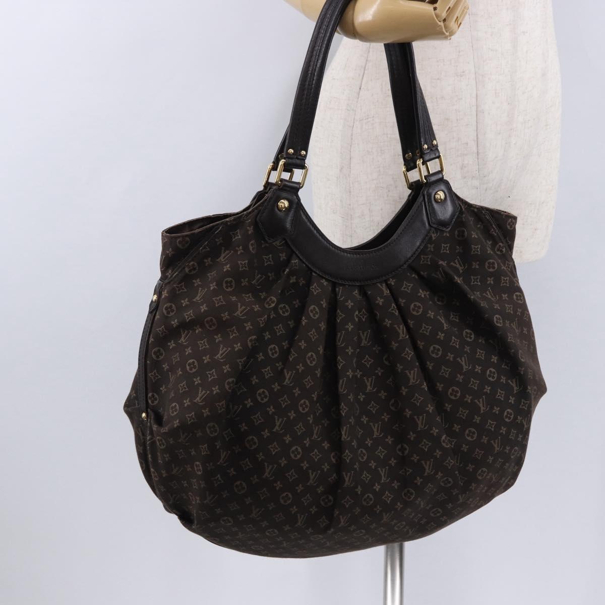 LOUIS VUITTON Monogram Idylle Fantasy Tote Bag Brown Fuzan M40408 Auth ki6761V
