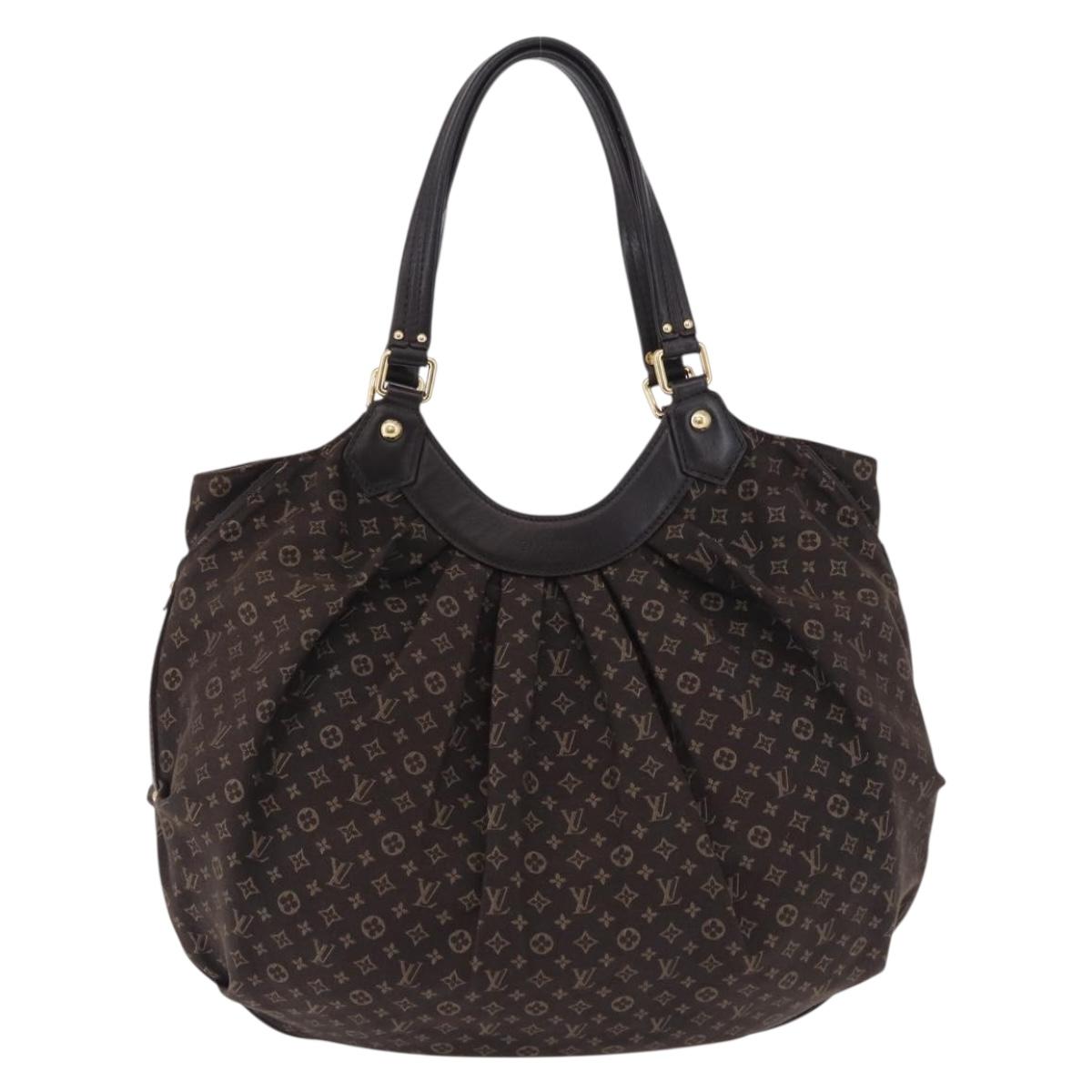LOUIS VUITTON Monogram Idylle Fantasy Tote Bag Brown Fuzan M40408 Auth ki6761V