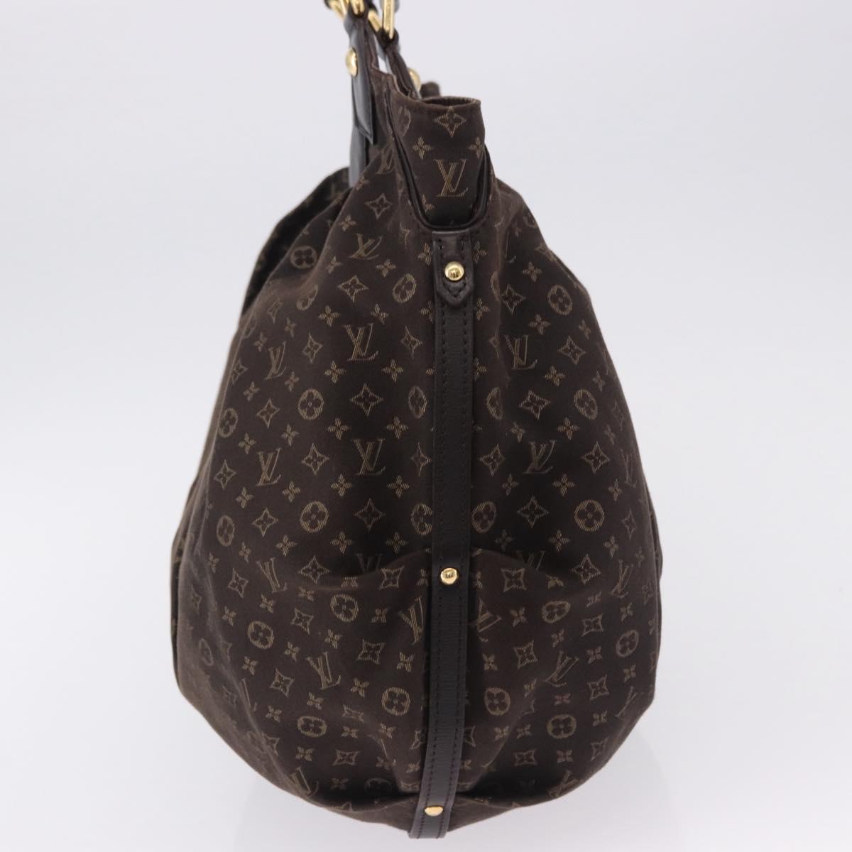 LOUIS VUITTON Monogram Idylle Fantasy Tote Bag Brown Fuzan M40408 Auth ki6761V