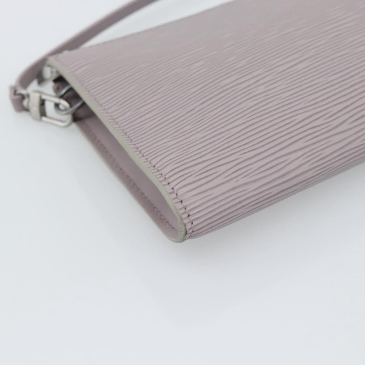 LOUIS VUITTON Epi Pochette Accessoires Accessory Pouch Lilac M52982 Auth ki6763V