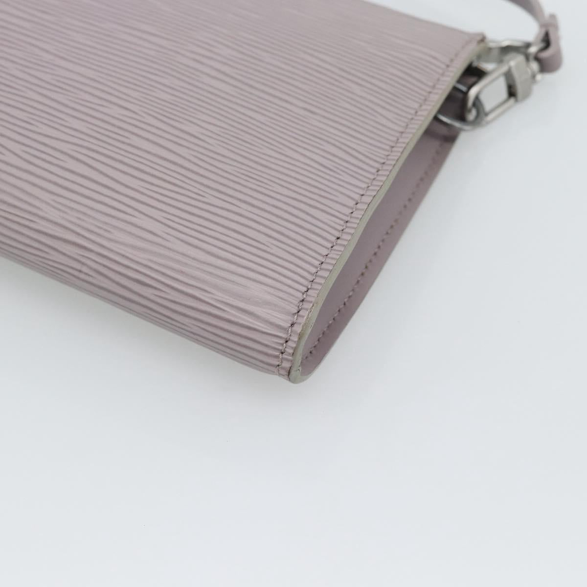 LOUIS VUITTON Epi Pochette Accessoires Accessory Pouch Lilac M52982 Auth ki6763V